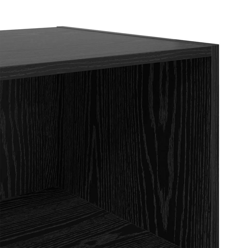 Dulap Stejar Negru 50 x 41 x 185 cm Lemn compozit — imaginea 9