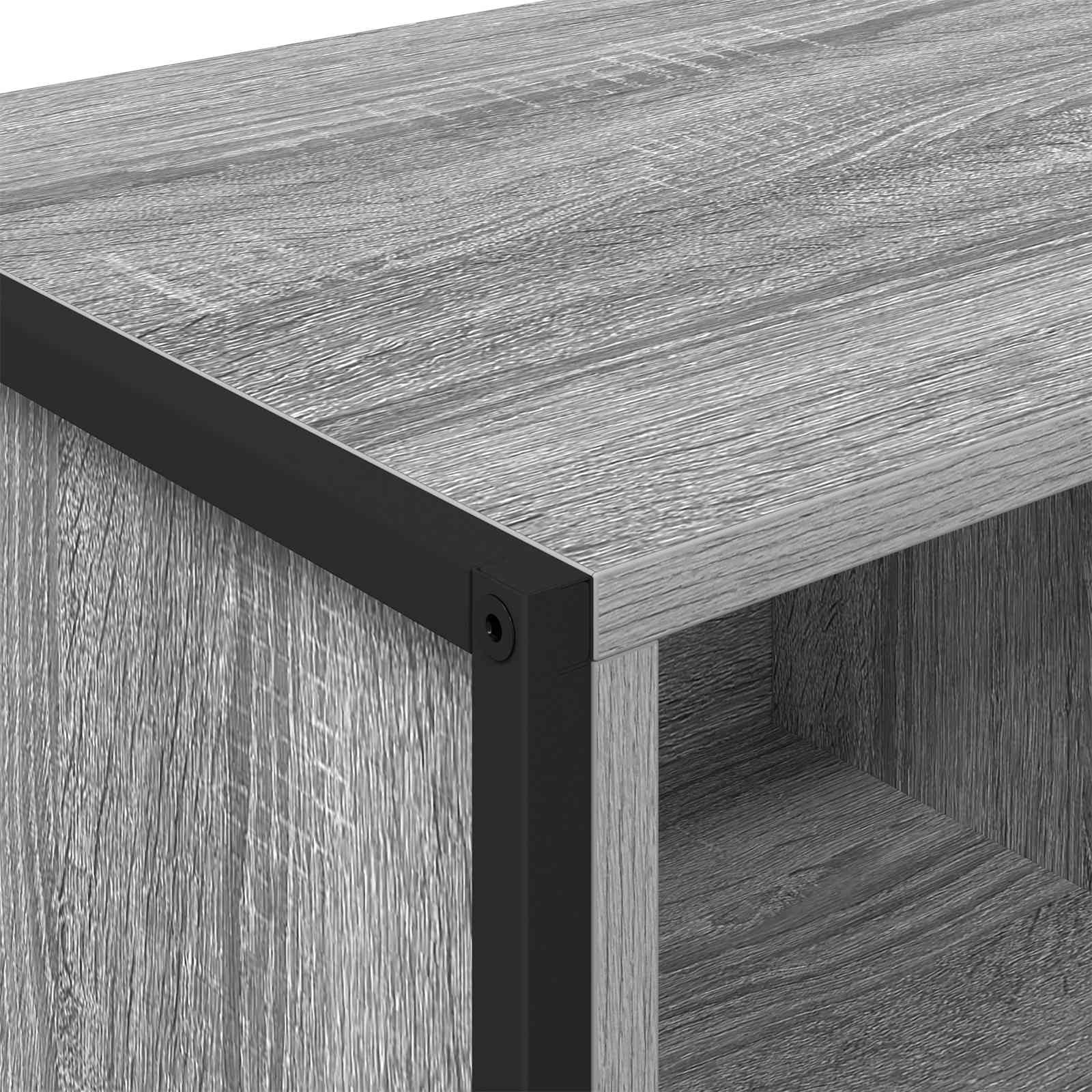 Bufet 2 pcs Gri Sonoma 81 x 36 x 150.5 cm Lemn compozit — imaginea 9