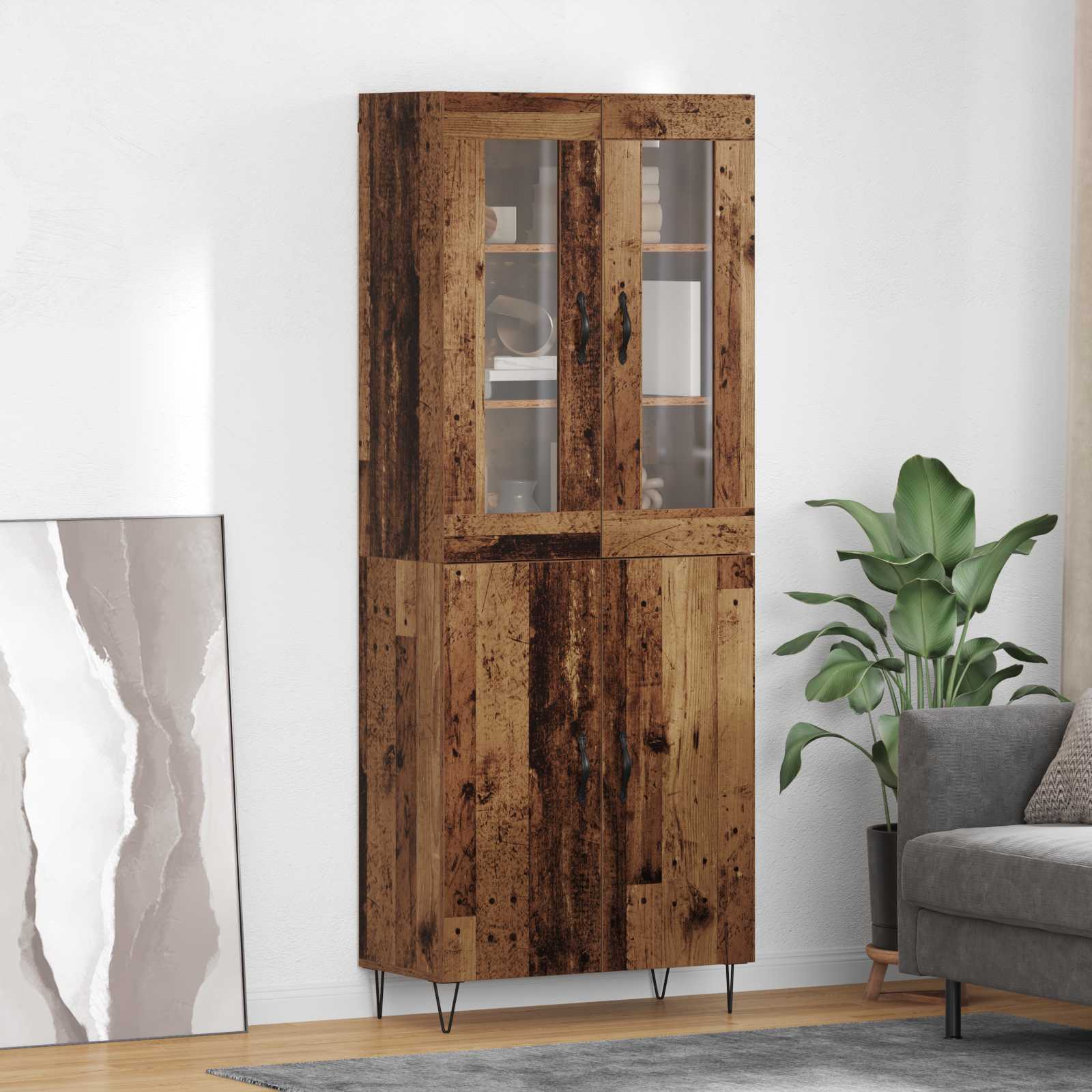 Bufet Lemn Vechi 69,5 x 34 x 180 cm Lemn compozit — imaginea 3