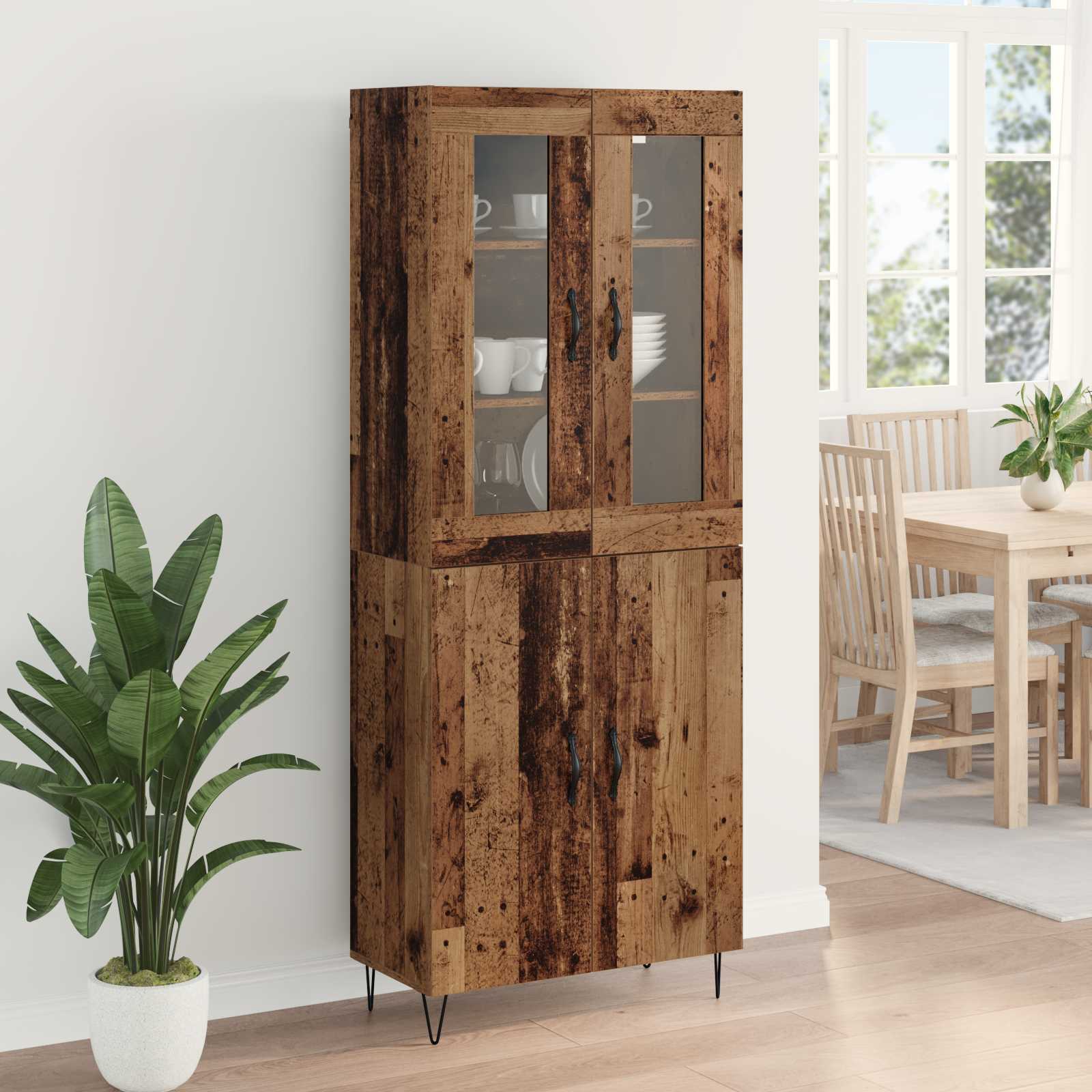 Bufet Lemn Vechi 69,5 x 34 x 180 cm Lemn compozit — imaginea 4
