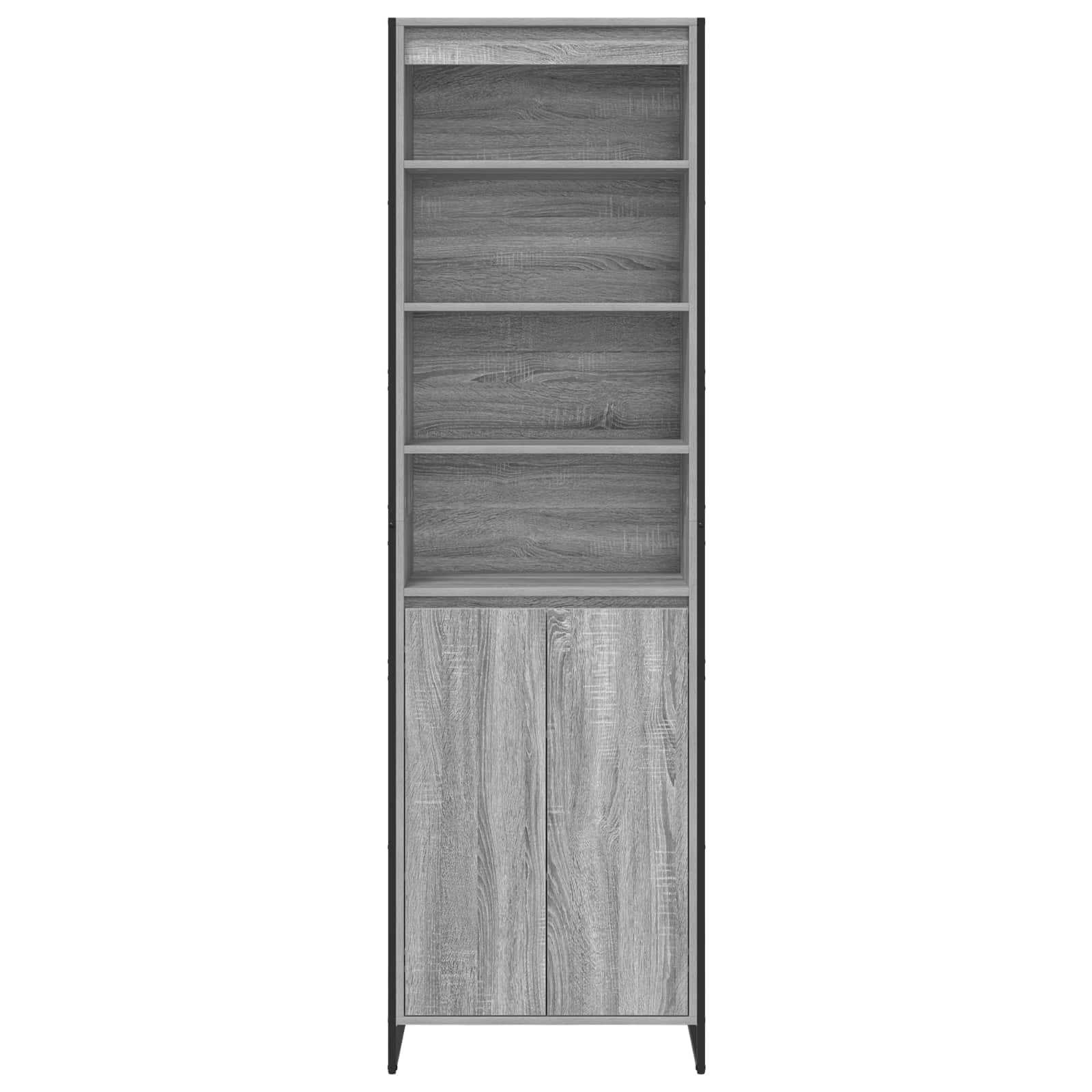 Dulapuri Inalte 2 pcs Gri Sonoma 60 x 36 x 300 cm Lemn compozit — imaginea 6