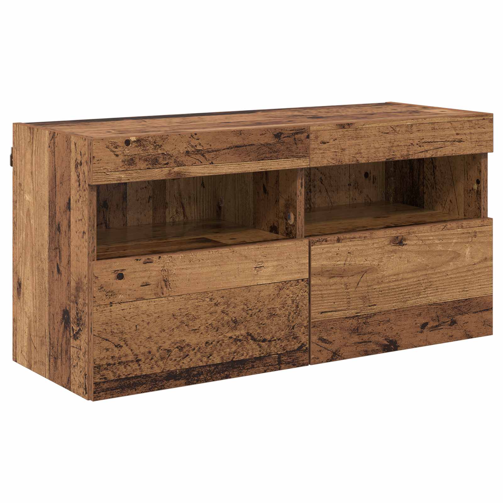 Unitati pentru Pereti de TV 6 pcs Stejar Negru 100 x 30 x 40 cm — imaginea 8
