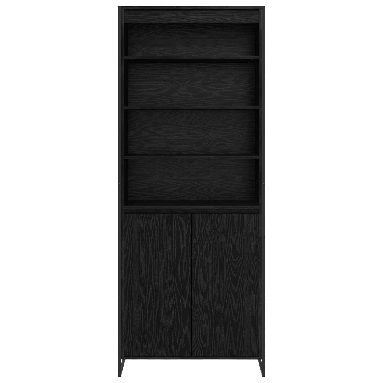 Dulapuri Inalte 2 pcs Stejar Negru 60 x 36 x 300 cm — imaginea 6