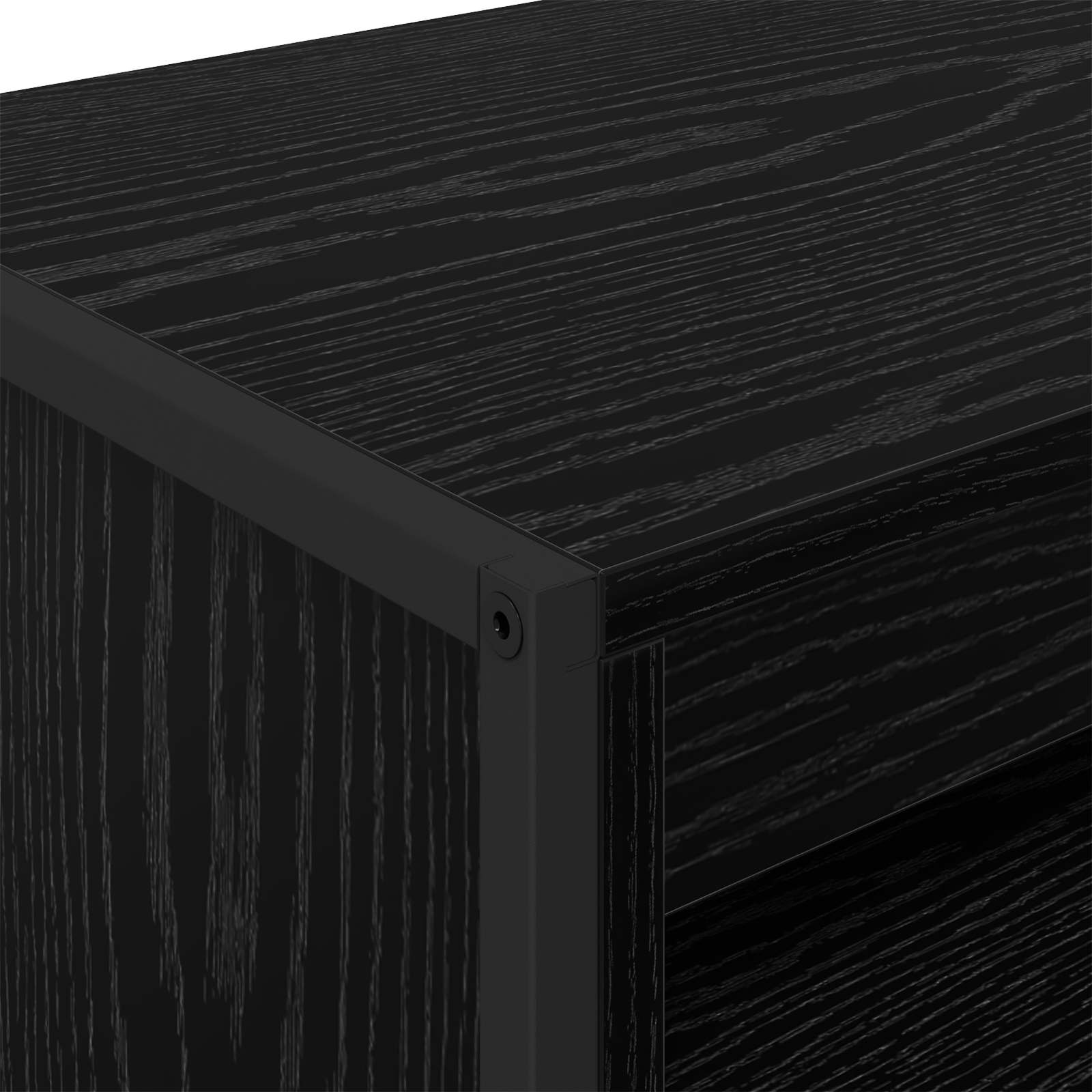 Dulapuri Inalte 2 pcs Stejar Negru 60 x 36 x 300 cm — imaginea 9