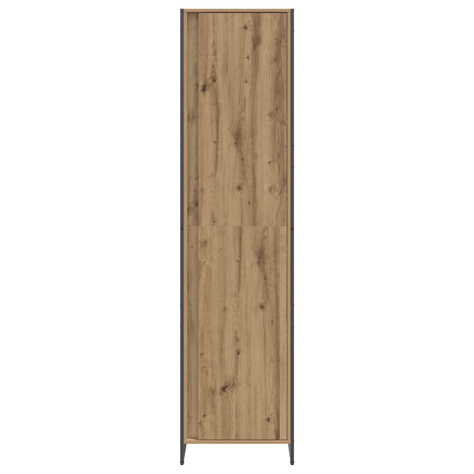 Dressing 2 pcs Stejar artizanal 50 x 50 x 200 cm Lemn compozit — imaginea 5