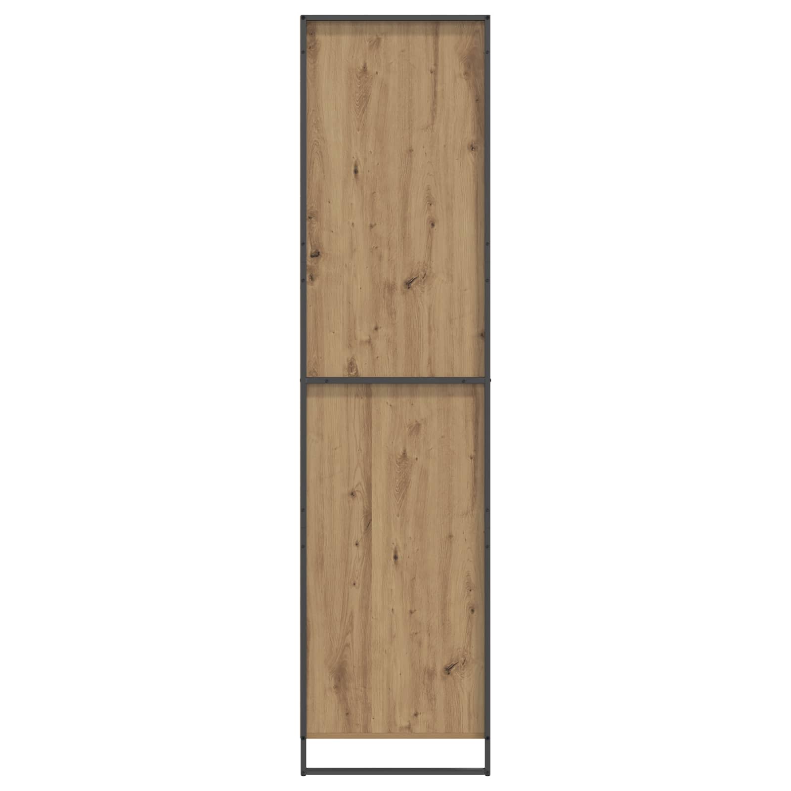 Dressing 2 pcs Stejar artizanal 50 x 50 x 200 cm Lemn compozit — imaginea 6