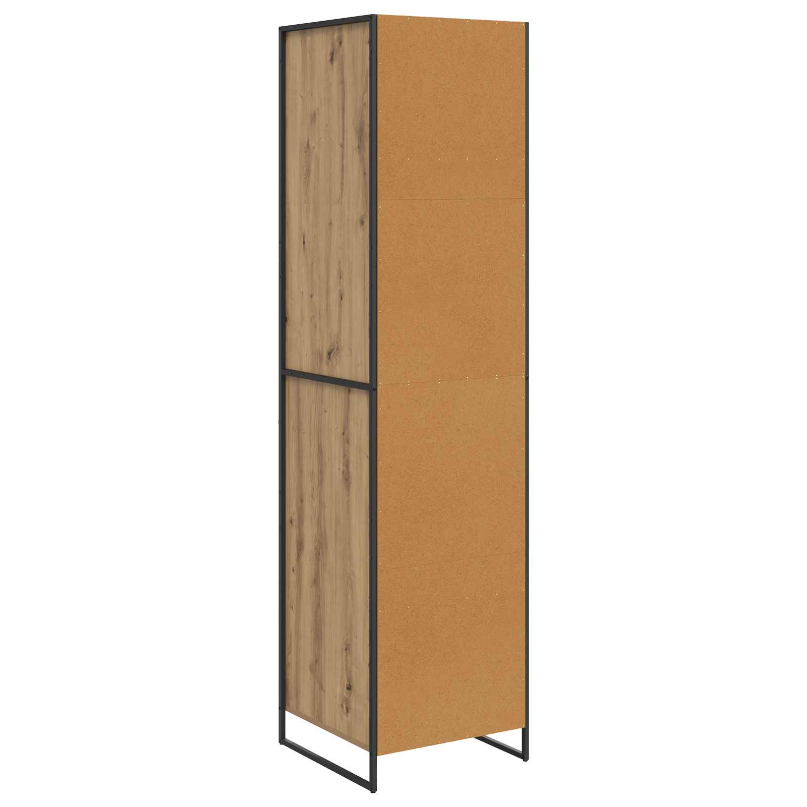 Dressing 2 pcs Stejar artizanal 50 x 50 x 200 cm Lemn compozit — imaginea 7