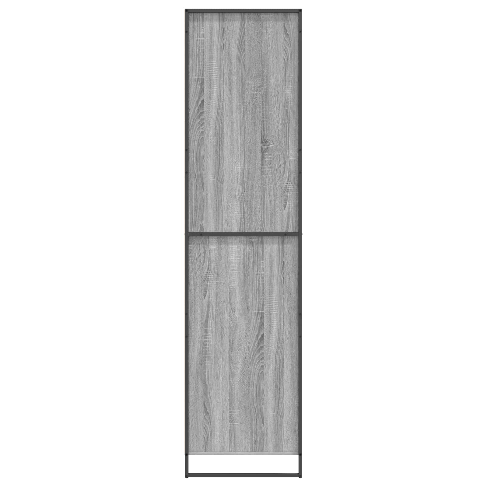 Dressing cu usa 2 pcs Gri Sonoma 50 x 50 x 200 cm Lemn compozit — imaginea 6