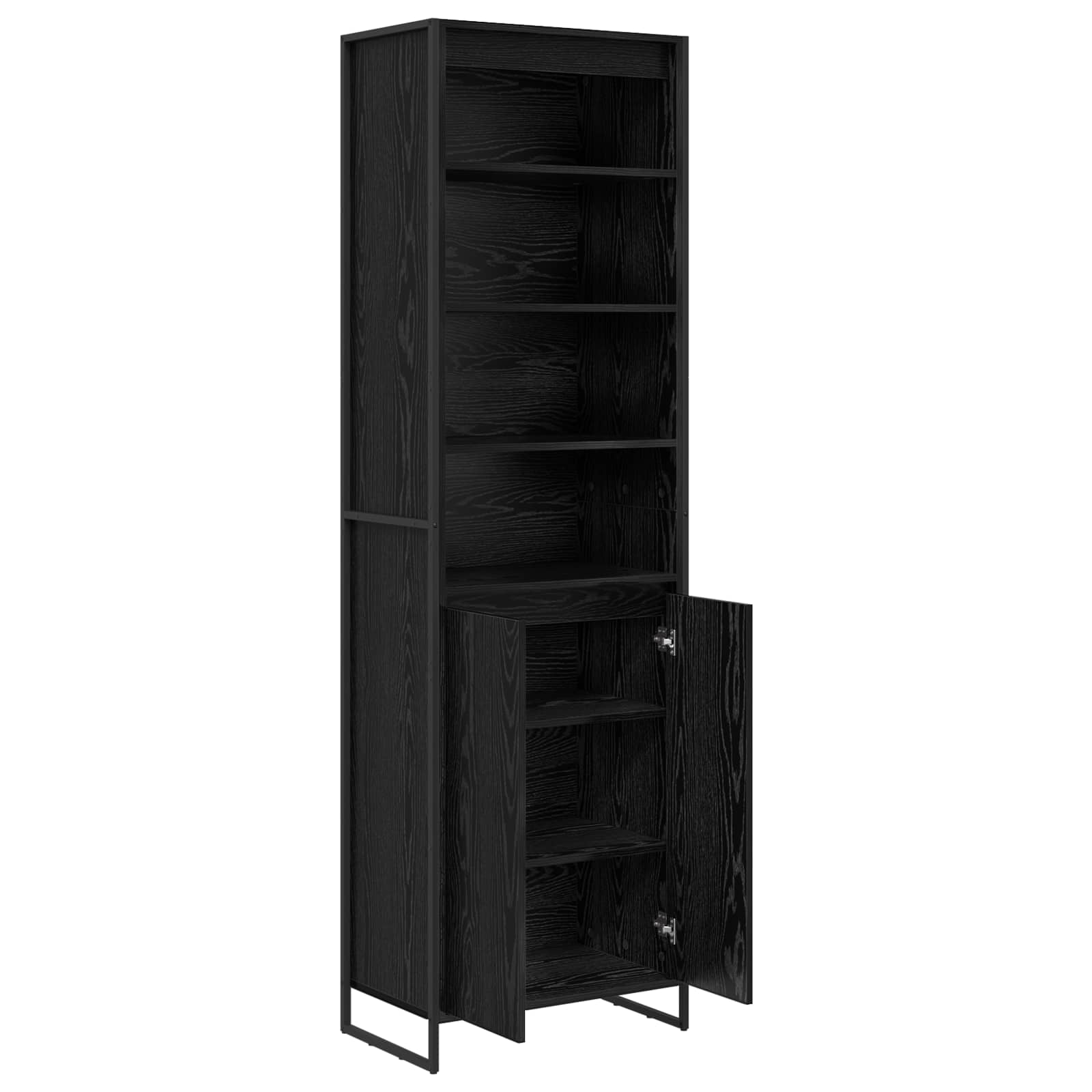 Dulapuri Inalte 2 pcs Stejar Negru 60 x 36 x 300 cm — imaginea 5