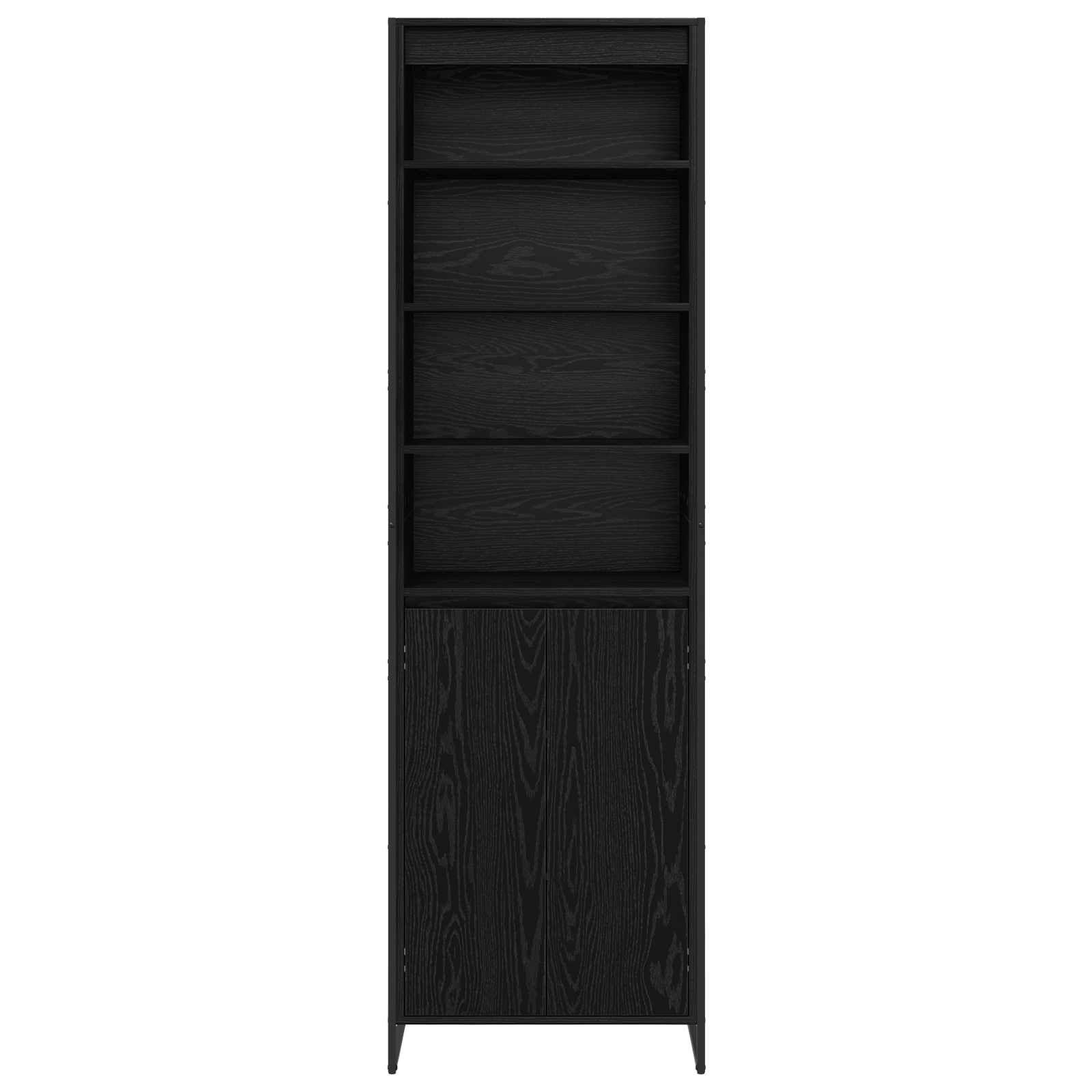 Dulapuri Inalte 2 pcs Stejar Negru 60 x 36 x 300 cm — imaginea 6