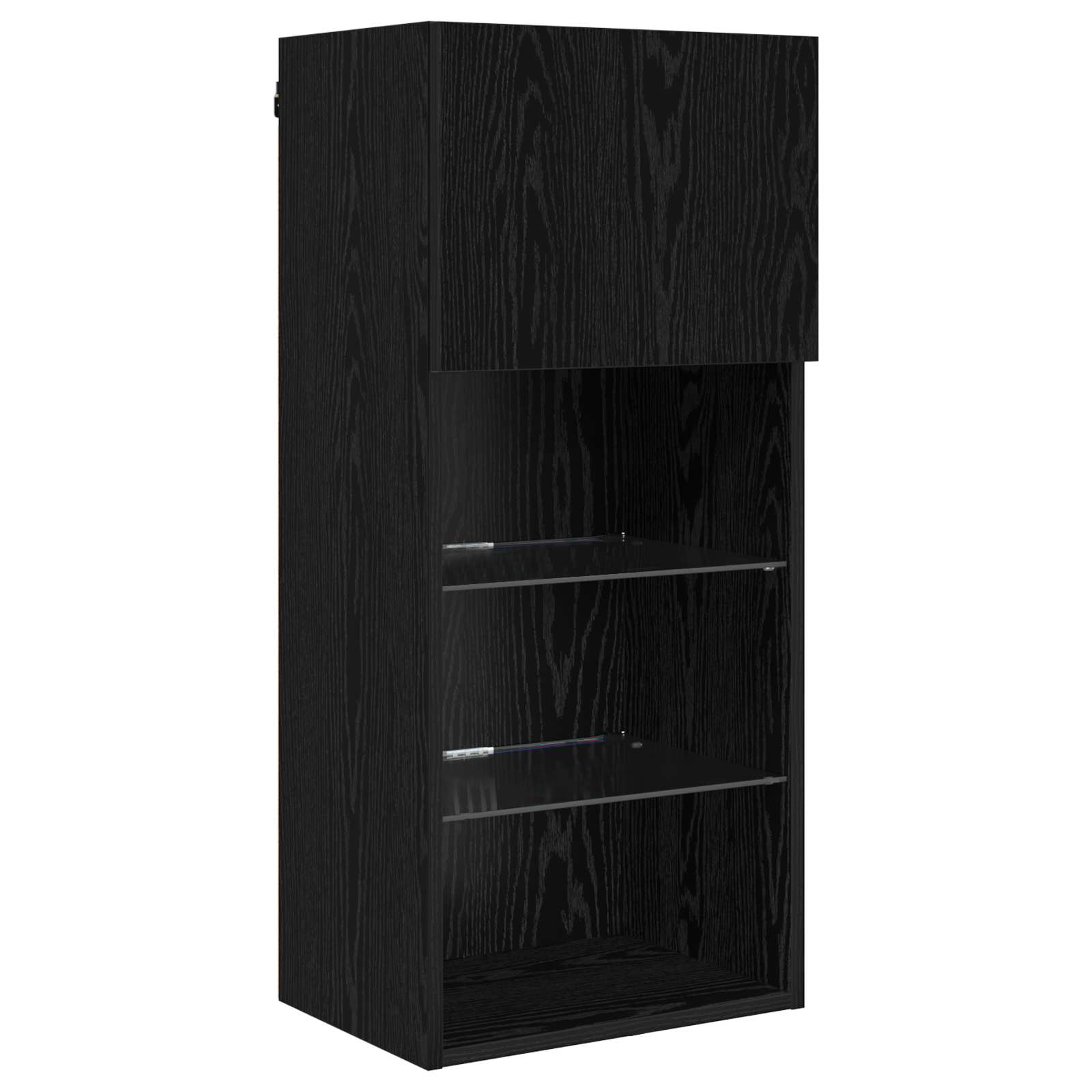 Unitati pentru Pereti de TV Pe perete 6 pcs Stejar Artizanal — imaginea 6