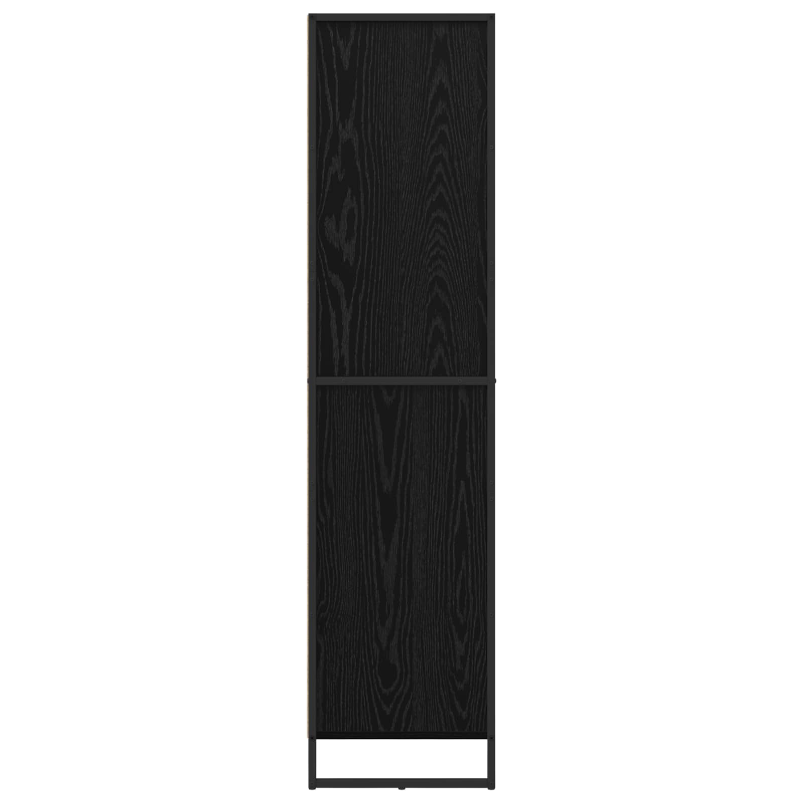 Bufet 2 pcs Stejar Negru 81 x 36 x 150.5 cm Lemn compozit — imaginea 7