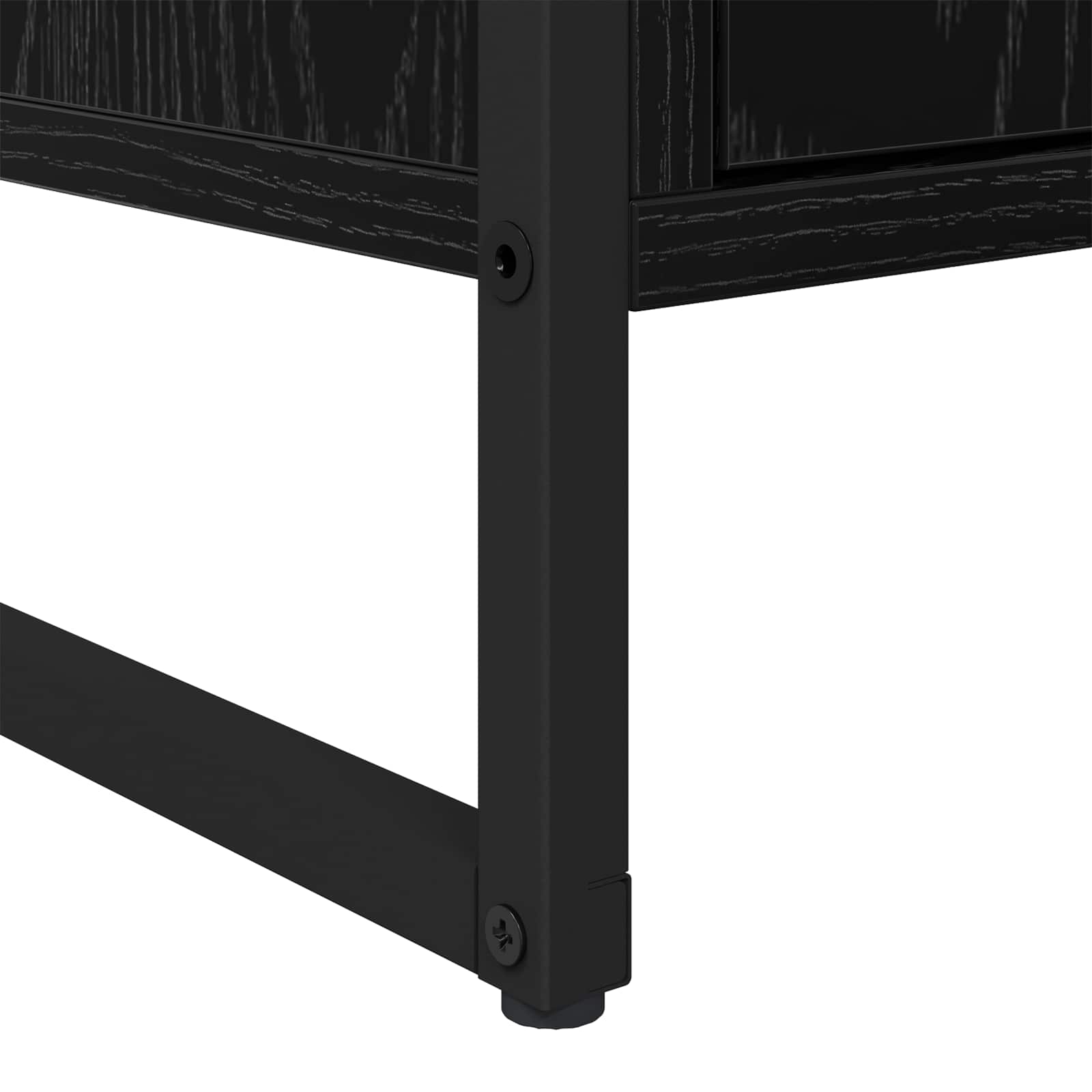 Bufet 2 pcs Stejar Negru 81 x 36 x 150.5 cm Lemn compozit — imaginea 10