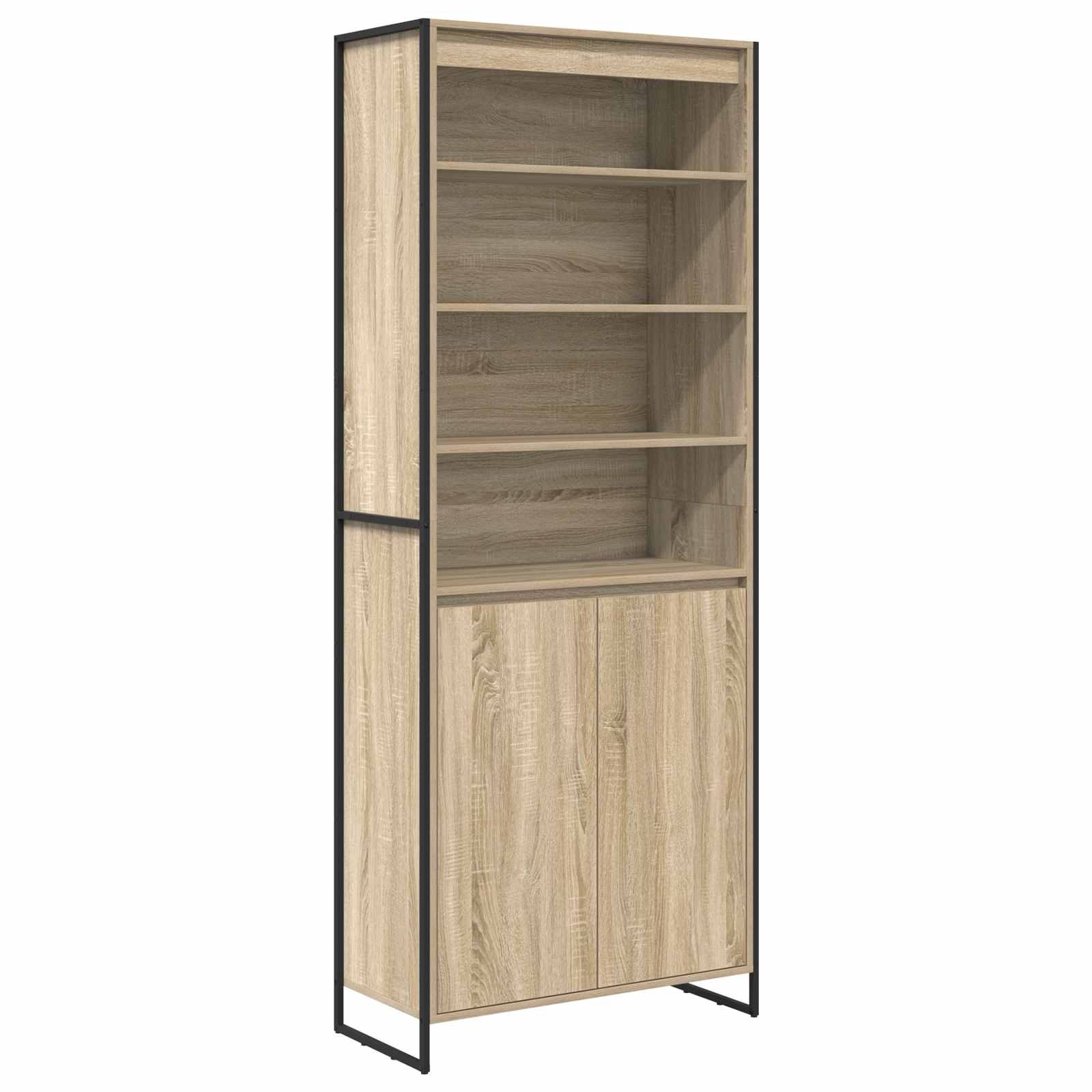 Dulapuri Inalte 2 pcs Sonoma 60 x 36 x 300 cm Lemn compozit