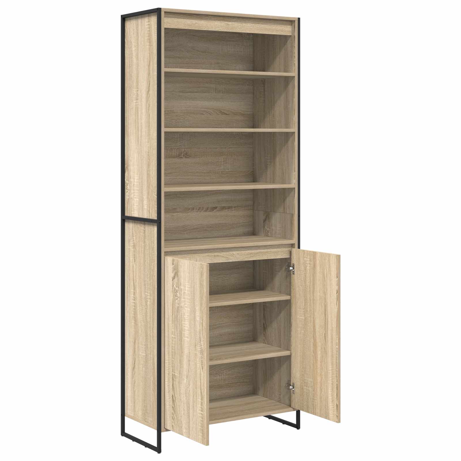 Dulapuri Inalte 2 pcs Sonoma 60 x 36 x 300 cm Lemn compozit — imaginea 5