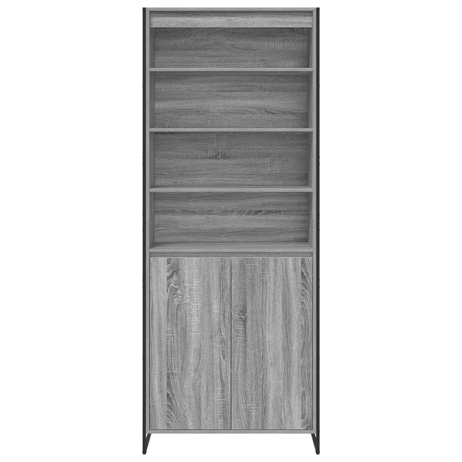 Dulapuri Inalte 2 pcs Gri Sonoma 60 x 36 x 300 cm Lemn compozit — imaginea 6
