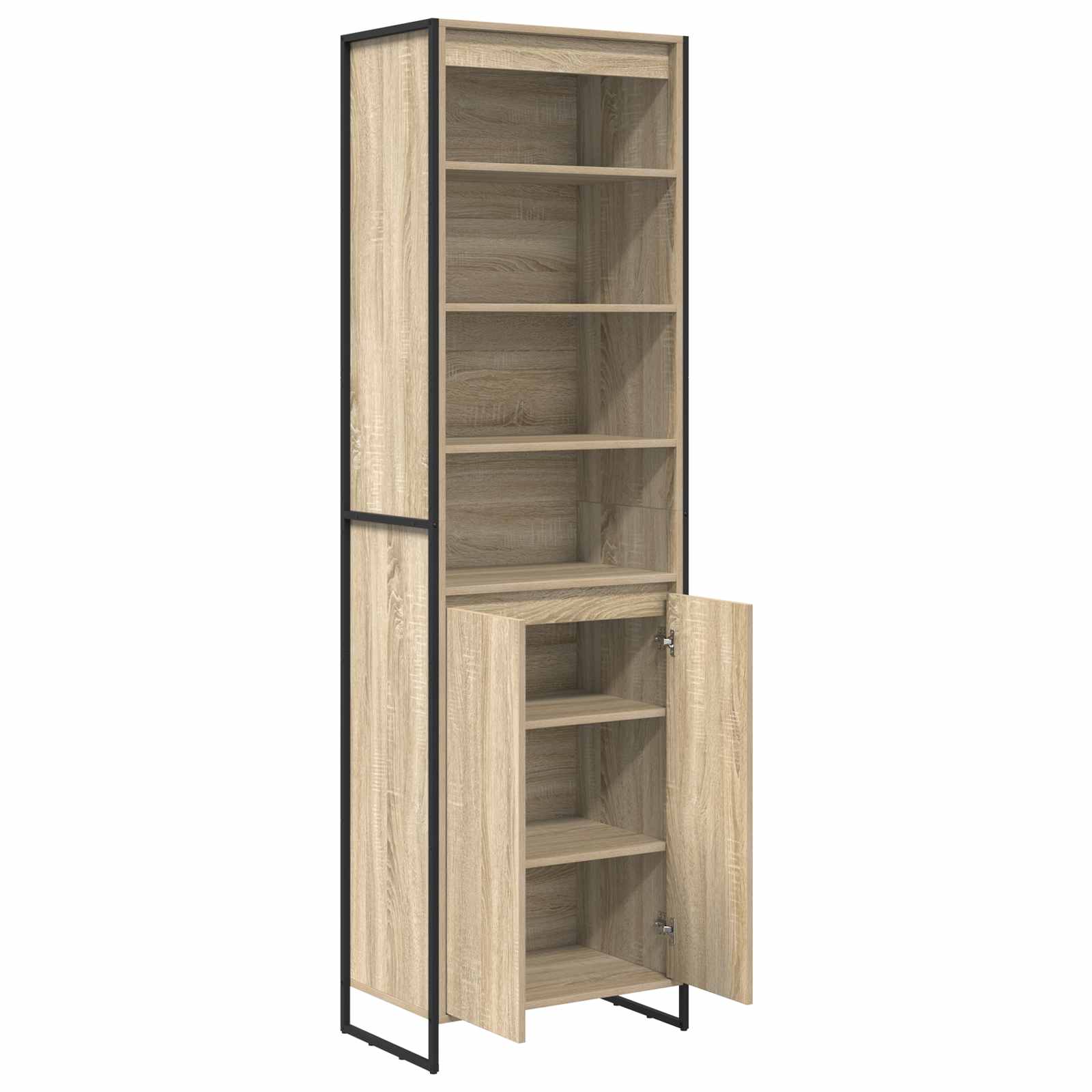 Dulapuri Inalte 2 pcs Sonoma 60 x 36 x 300 cm Lemn compozit — imaginea 5