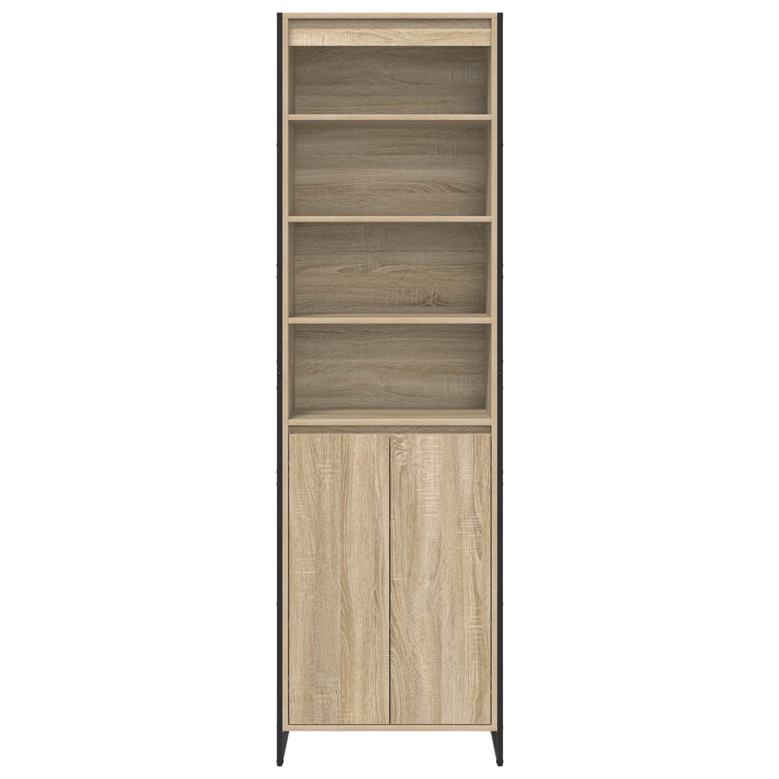 Dulapuri Inalte 2 pcs Sonoma 60 x 36 x 300 cm Lemn compozit — imaginea 6