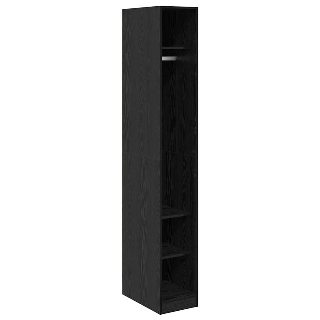 Dulap cu raft Stejar Negru 50 x 30 x 200 cm Lemn compozit