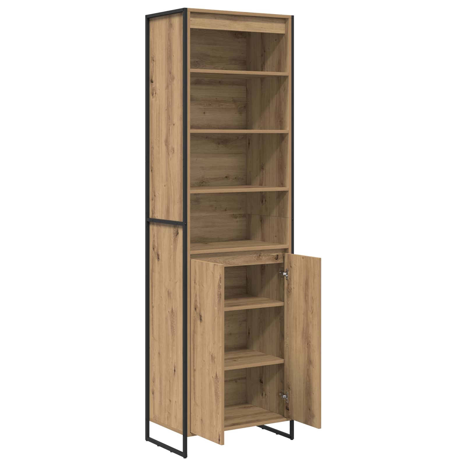 Dulapuri Inalte 2 pcs Stejar artizanal 60 x 36 x 300 cm — imaginea 5