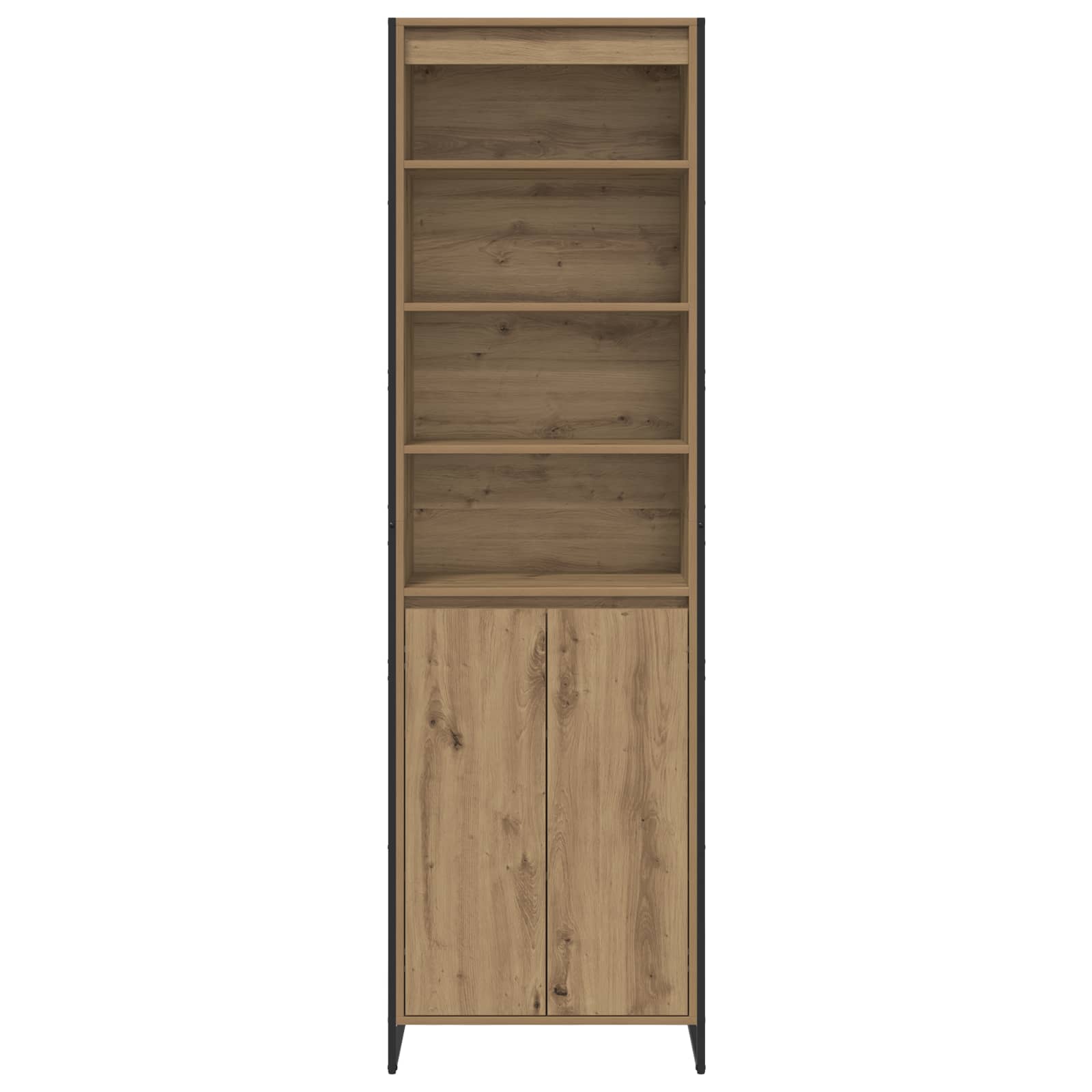 Dulapuri Inalte 2 pcs Stejar artizanal 60 x 36 x 300 cm — imaginea 6