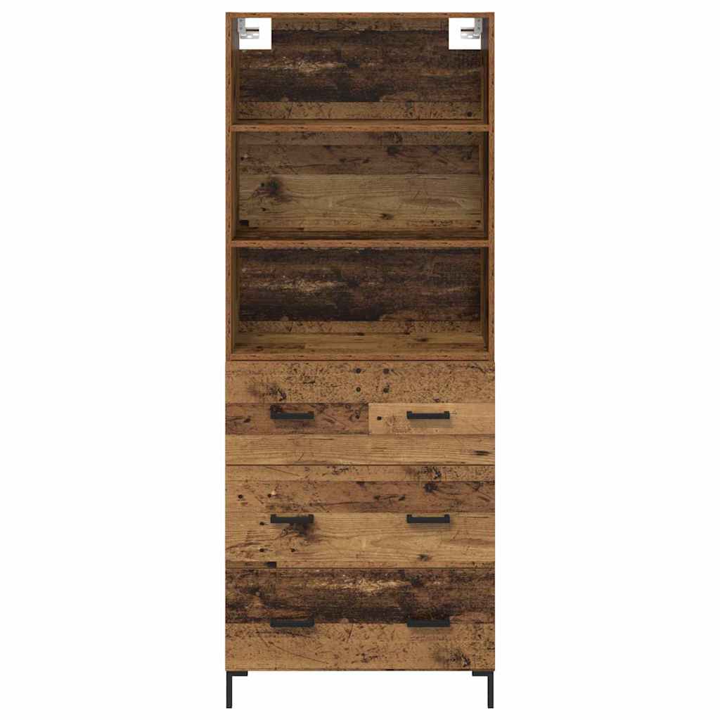 Bufet cu sertar Lemn Vechi 69,5 x 32,5 x 180 cm Lemn compozit — imaginea 9