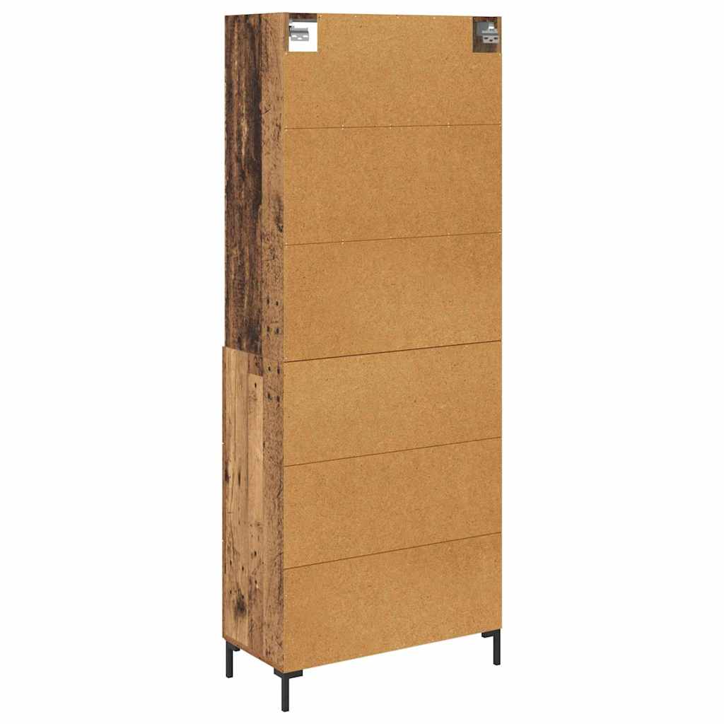 Bufet cu sertar Lemn Vechi 69,5 x 32,5 x 180 cm Lemn compozit — imaginea 11