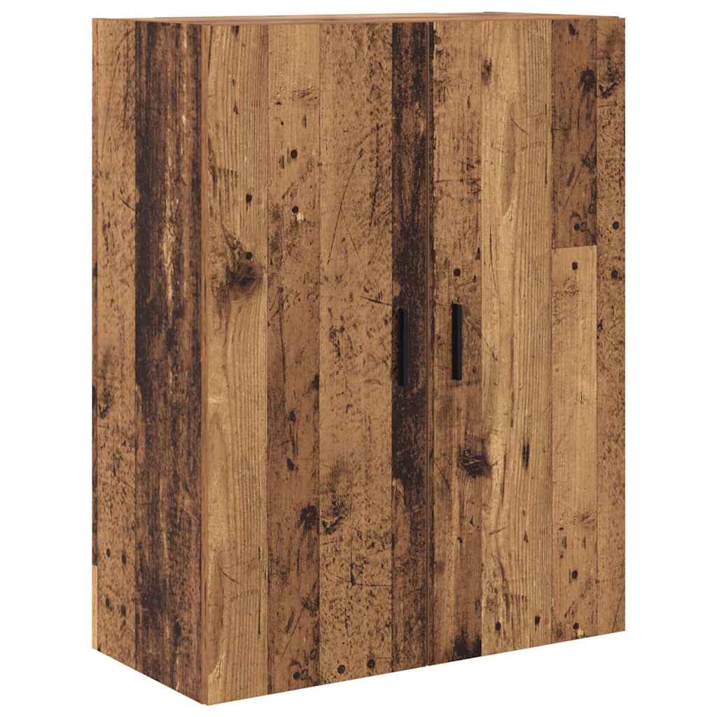 Bufet Lemn Vechi 69,5 x 34 x 180 cm Lemn Stratificat si Sticla — imaginea 8