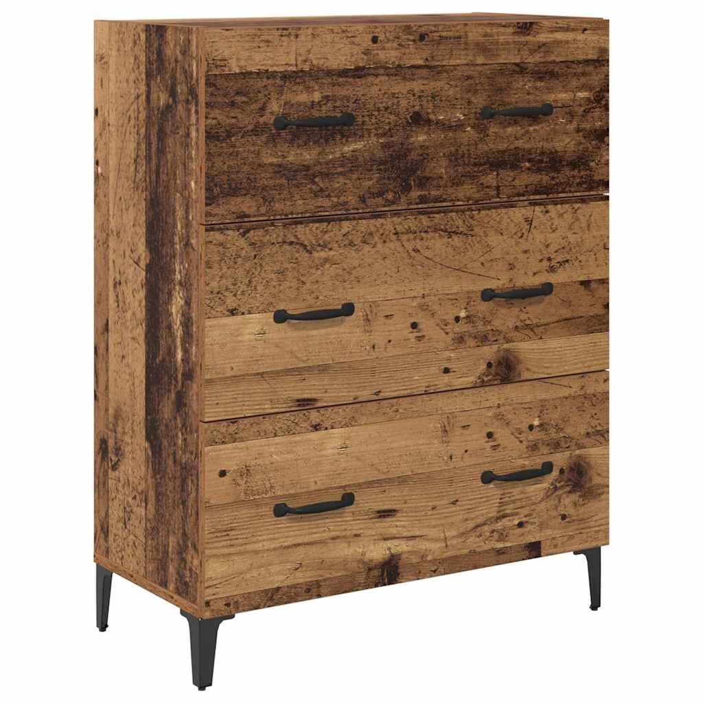 Bufet cu sertar Lemn Vechi 69,5 x 34 x 180 cm Lemn compozit — imaginea 7