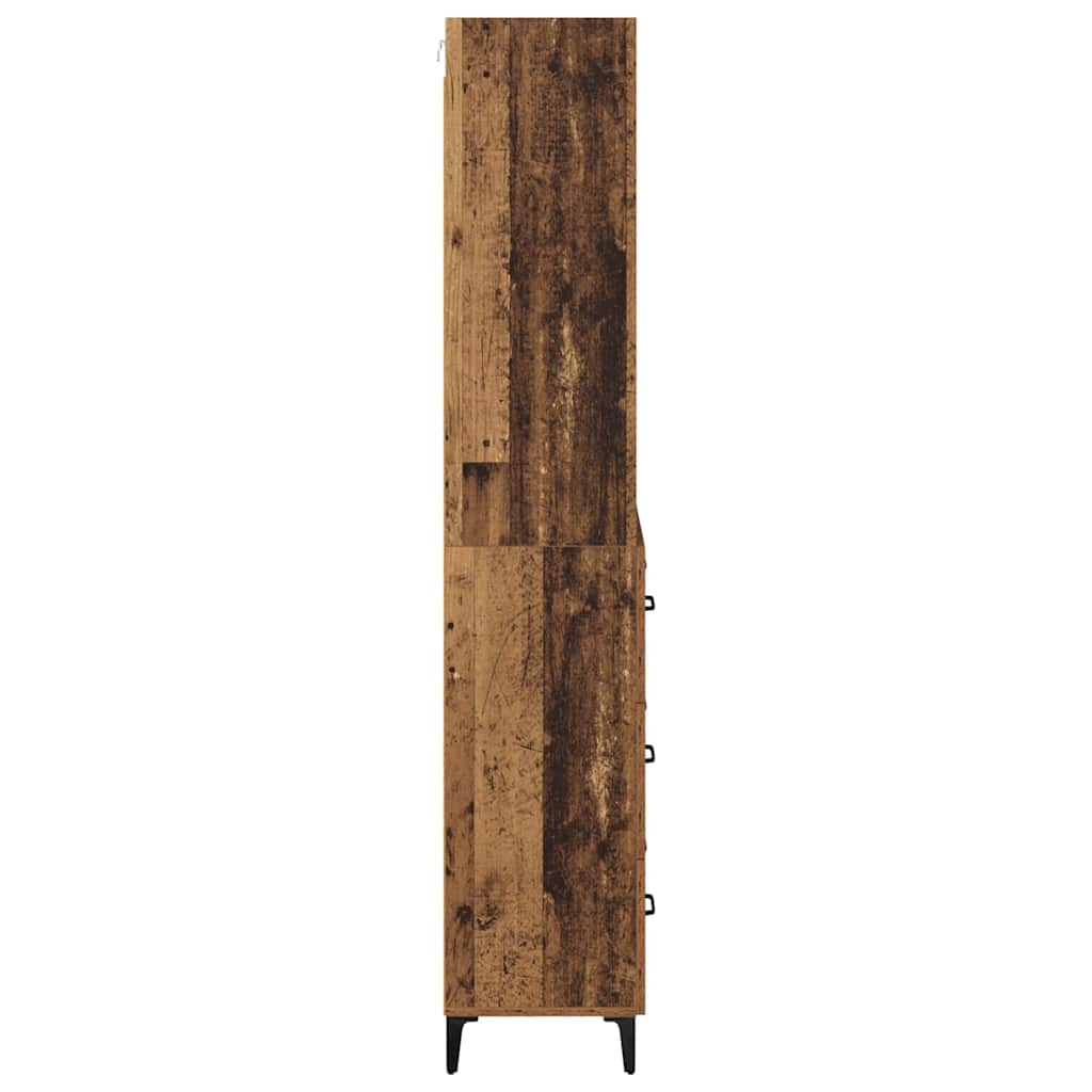 Bufet cu sertar Lemn Vechi 69,5 x 34 x 180 cm Lemn compozit — imaginea 10