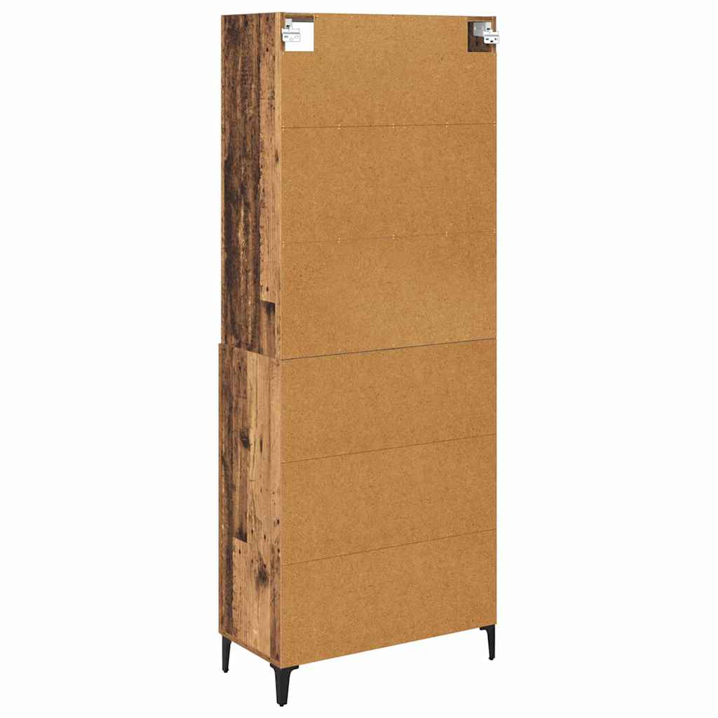 Bufet cu sertar Lemn Vechi 69,5 x 34 x 180 cm Lemn compozit — imaginea 11