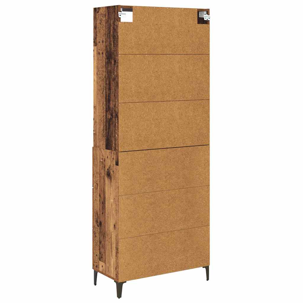 Bufet cu sertar Lemn Vechi 69,5 x 34 x 180 cm Lemn compozit — imaginea 3