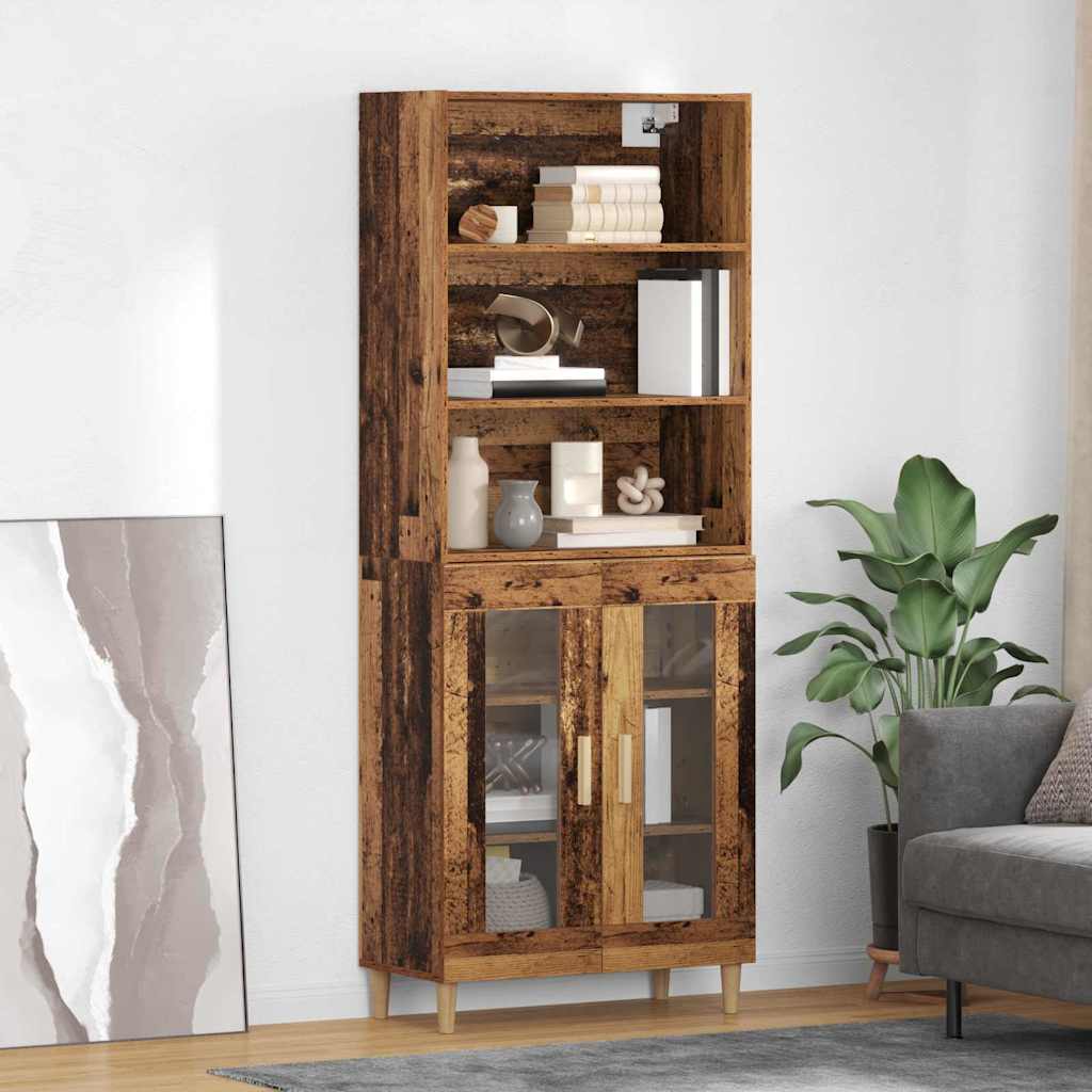 Bufet Lemn Vechi 69,5 x 32,5 x 180 cm Lemn compozit — imaginea 2
