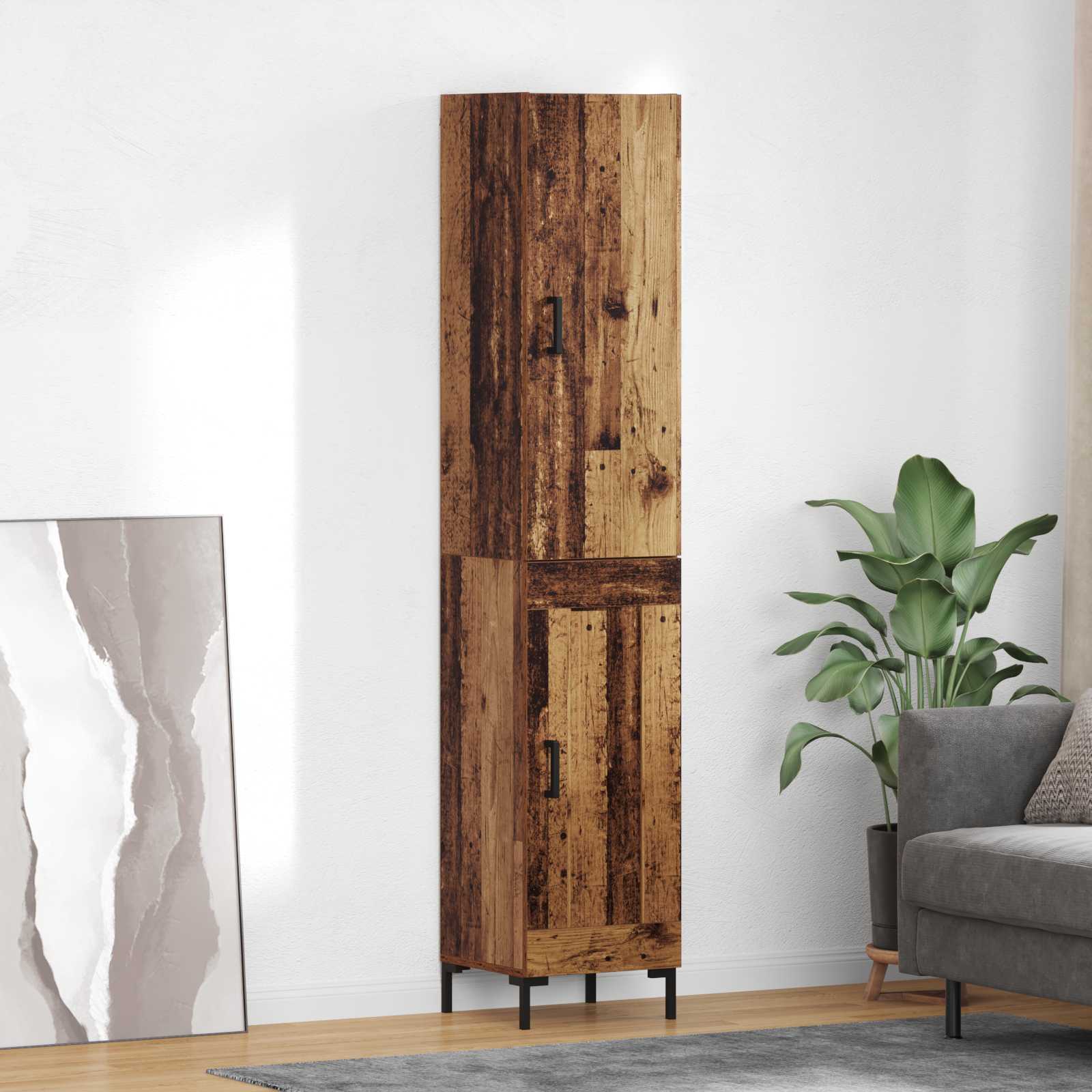 Bufet Lemn Vechi 69,5 x 34 x 180 cm Lemn compozit — imaginea 2