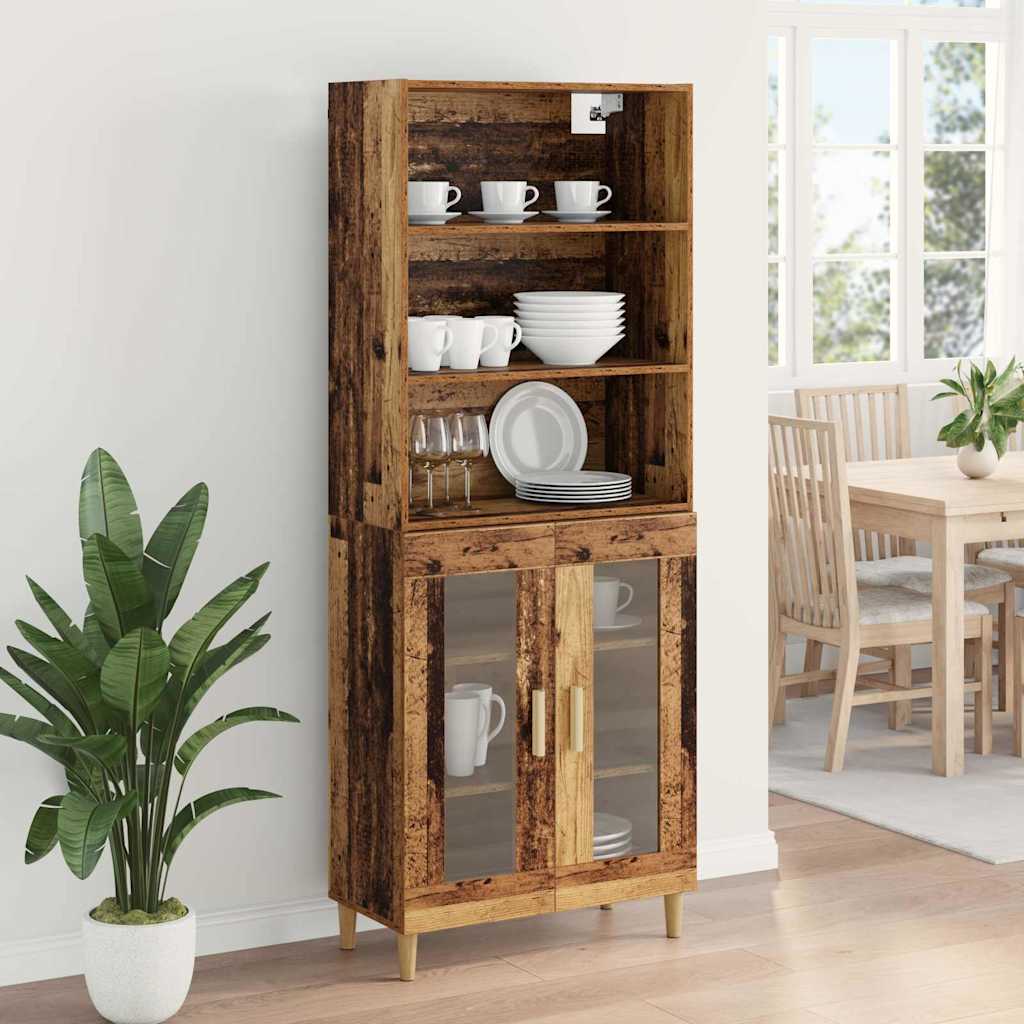 Bufet Lemn Vechi 69,5 x 32,5 x 180 cm Lemn compozit — imaginea 5