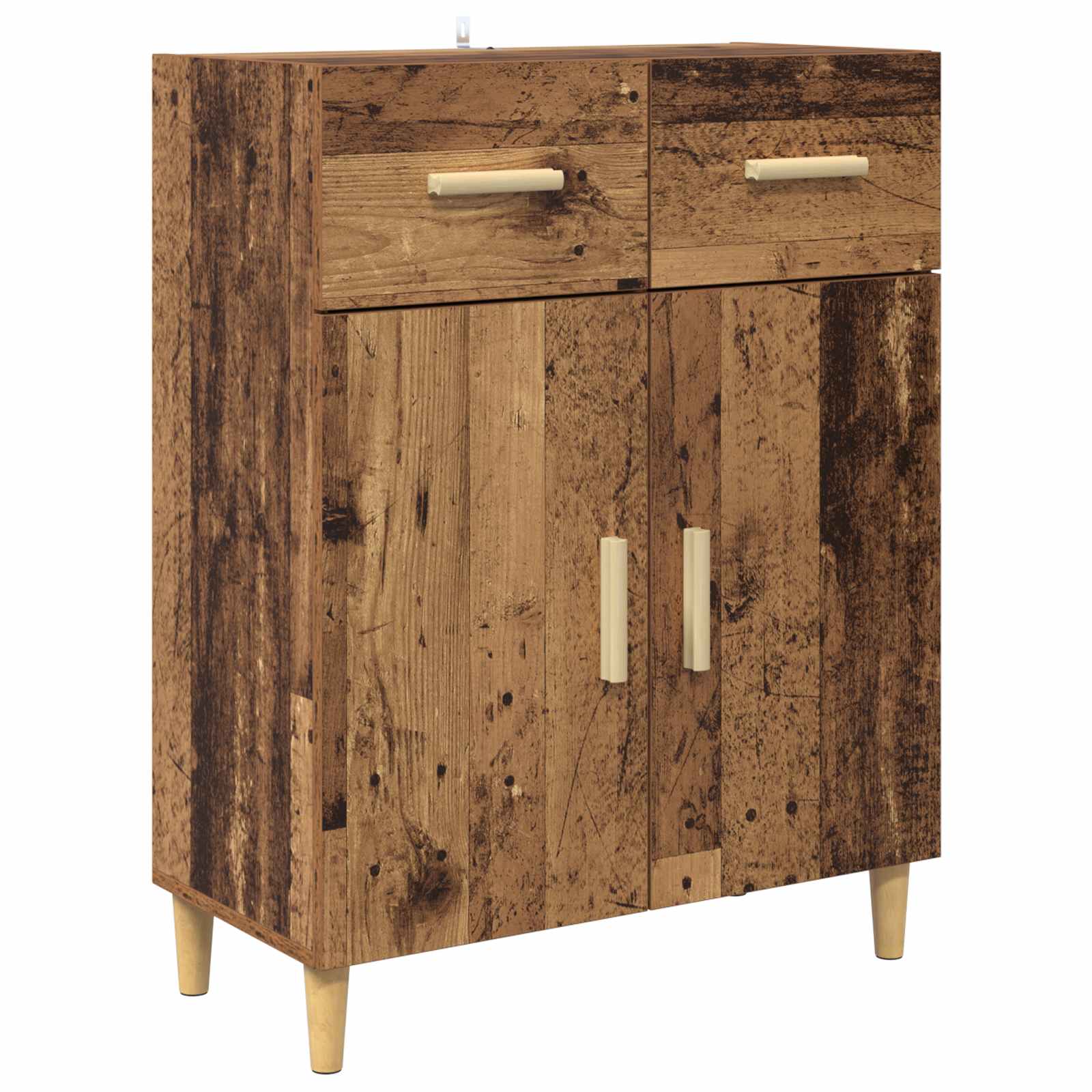 Bufet cu sertar Lemn Vechi 69,5 x 32,5 x 180 cm Lemn compozit — imaginea 6