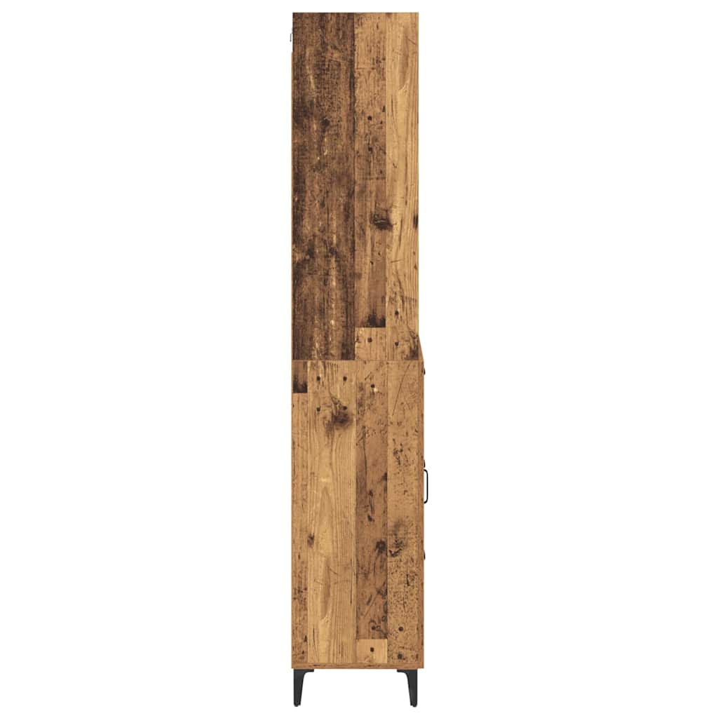 Bufet cu sertar Lemn Vechi 69,5 x 34 x 180 cm Lemn compozit — imaginea 10