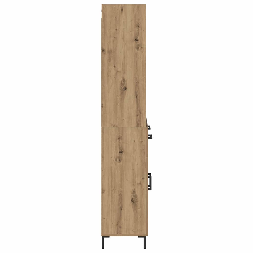 Bufet Stejar Artizanal 69,5 x 32,5 x 180 cm Lemn compozit — imaginea 10