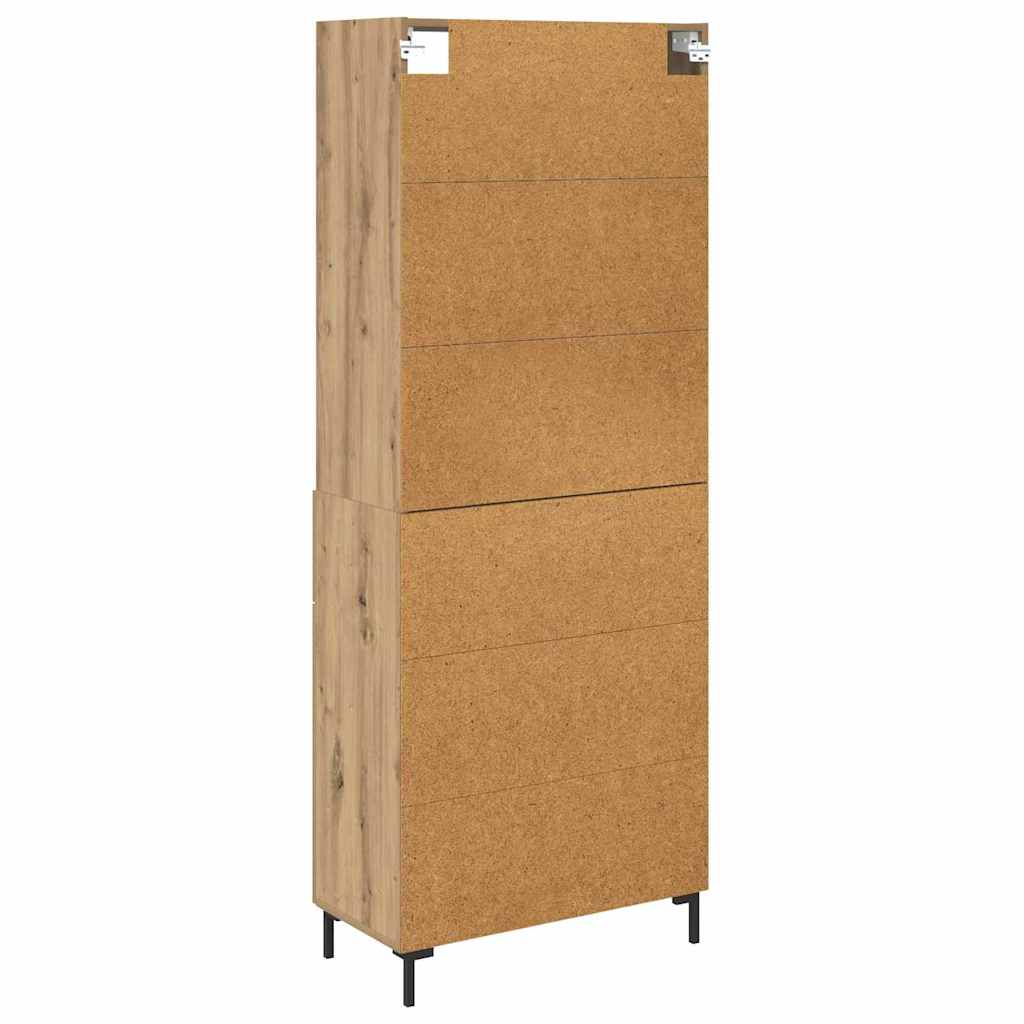 Bufet Stejar Artizanal 69,5 x 32,5 x 180 cm Lemn compozit — imaginea 11