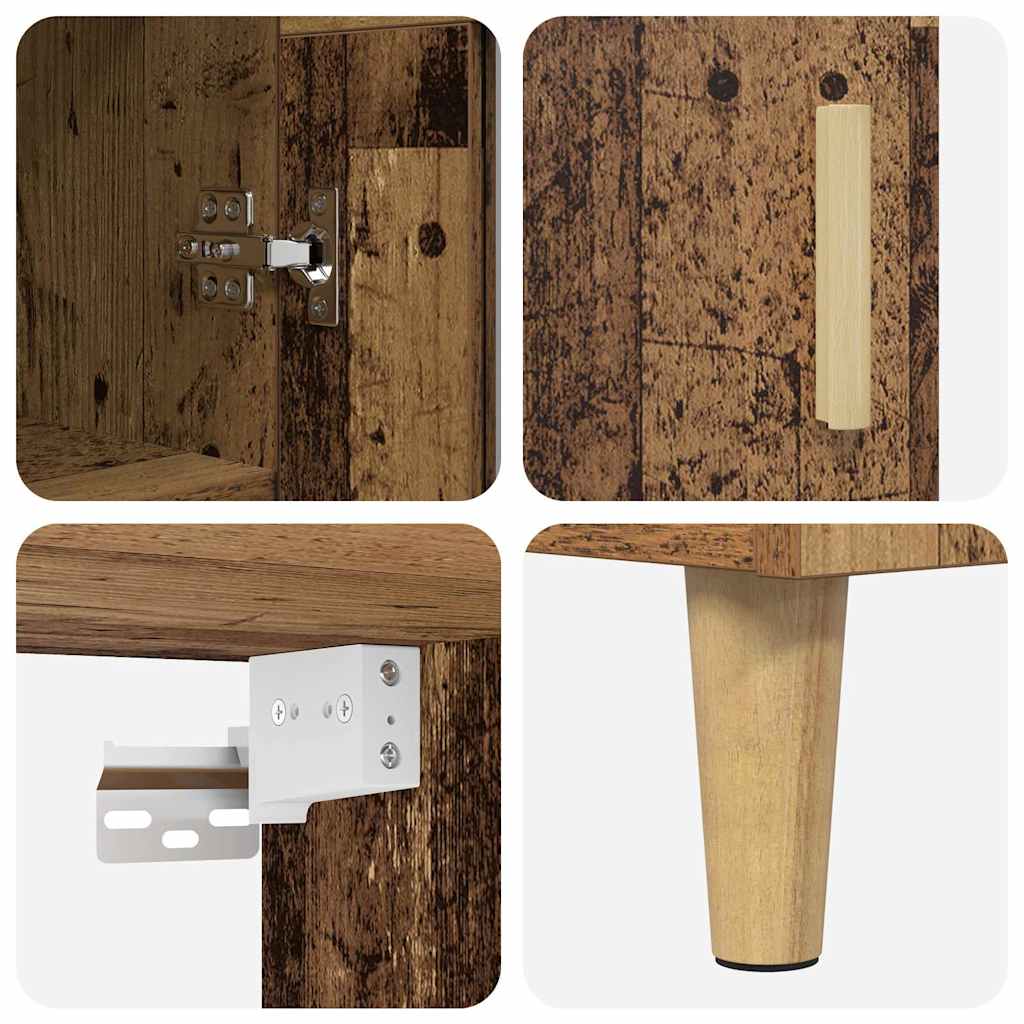 Bufet Lemn Vechi 69,5 x 32,5 x 180 cm Lemn compozit — imaginea 12
