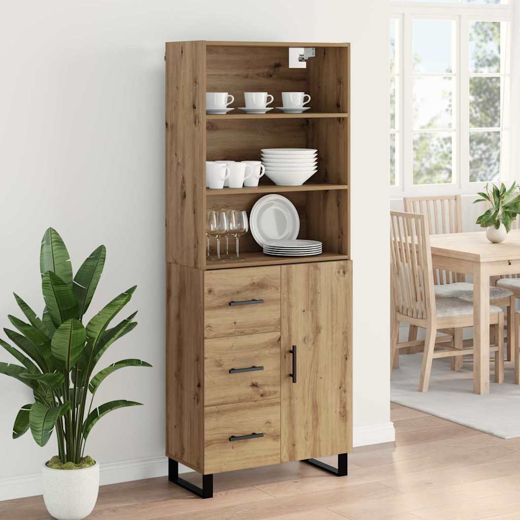 Bufet cu sertar Stejar Artizanal 69,5 x 34 x 180 cm — imaginea 5