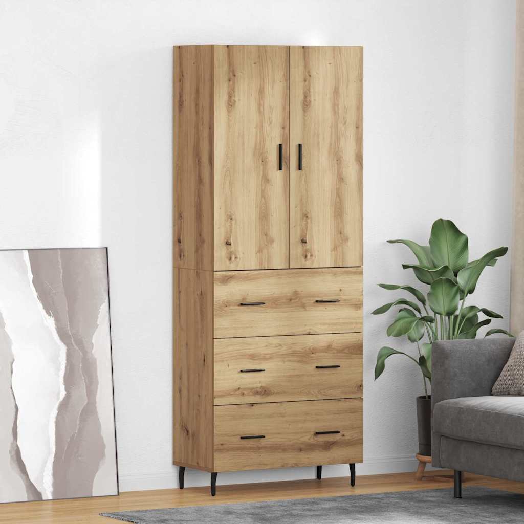 Bufet cu sertar Stejar Artizanal 69,5 x 34 x 180 cm — imaginea 2