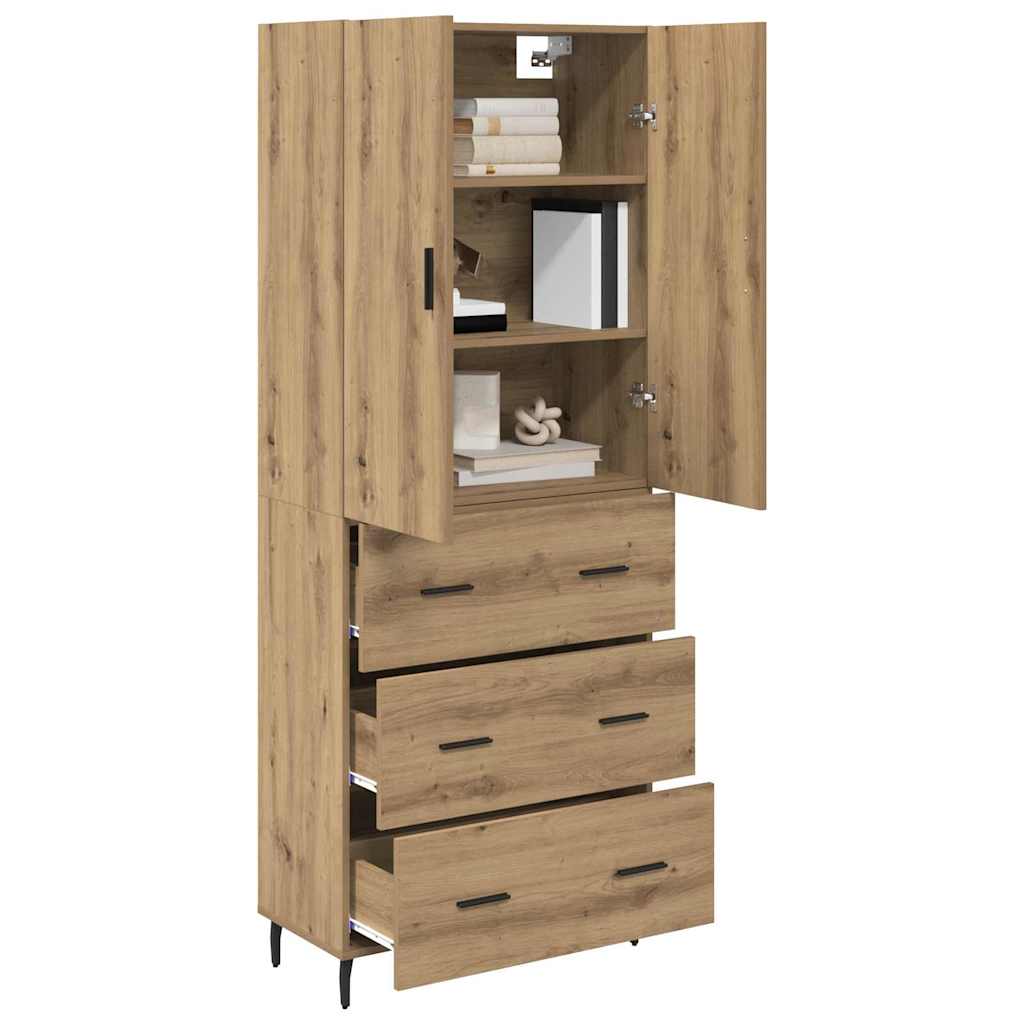 Bufet cu sertar Stejar Artizanal 69,5 x 34 x 180 cm — imaginea 4