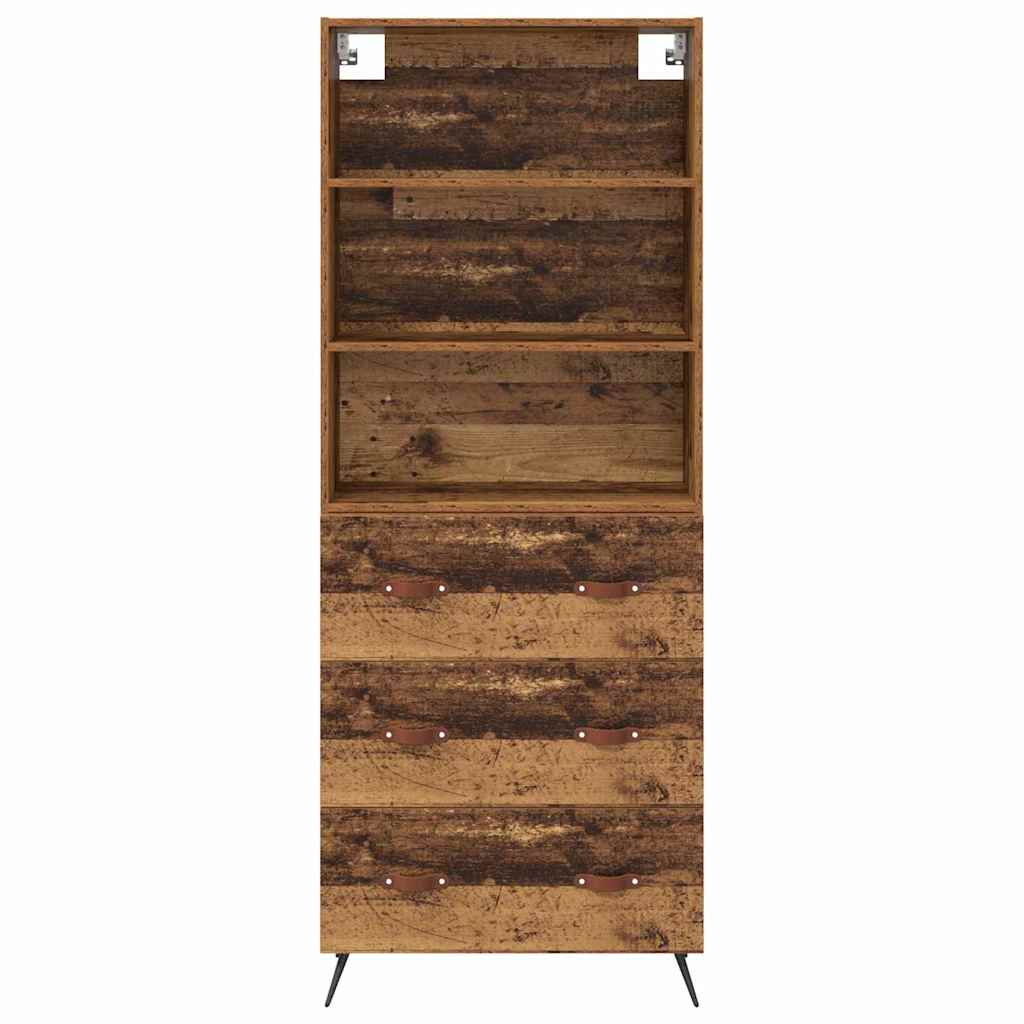 Bufet cu sertar Lemn Vechi 69,5 x 34 x 180 cm Lemn compozit — imaginea 9