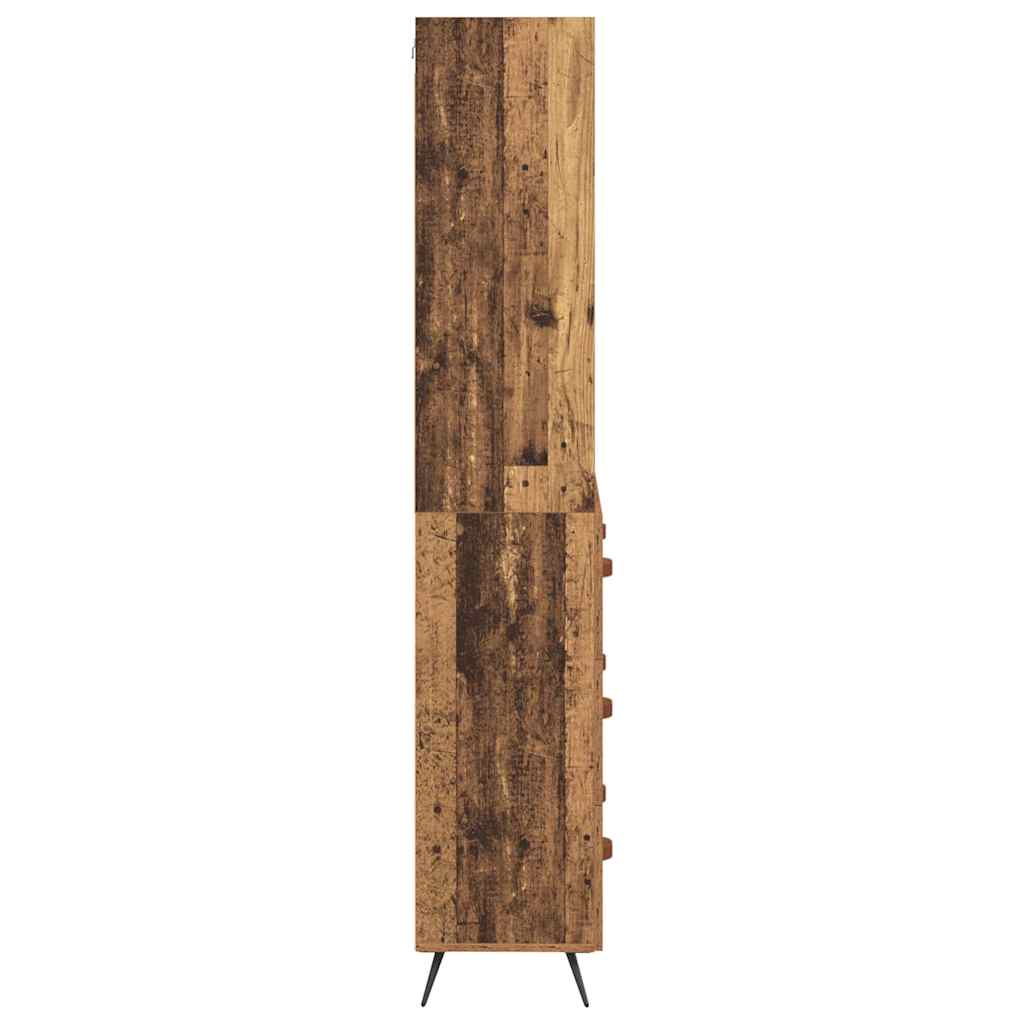 Bufet cu sertar Lemn Vechi 69,5 x 34 x 180 cm Lemn compozit — imaginea 10
