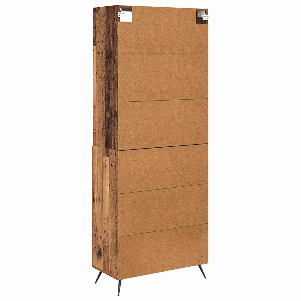 Bufet cu sertar Lemn Vechi 69,5 x 34 x 180 cm Lemn compozit — imaginea 11
