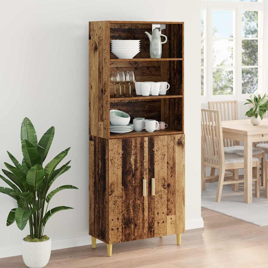 Bufet Lemn Vechi 69,5 x 32,5 x 180 cm Lemn compozit — imaginea 5