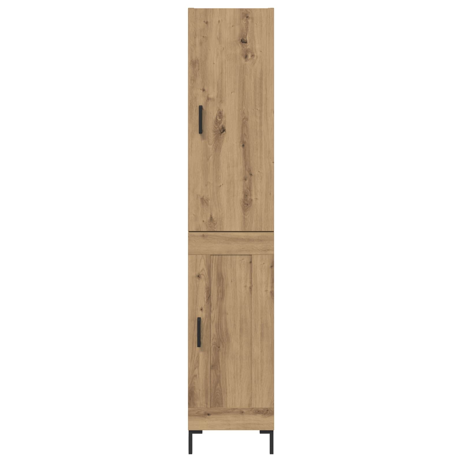 Bufet Stejar Artizanal 69,5 x 34 x 180 cm Lemn compozit — imaginea 8