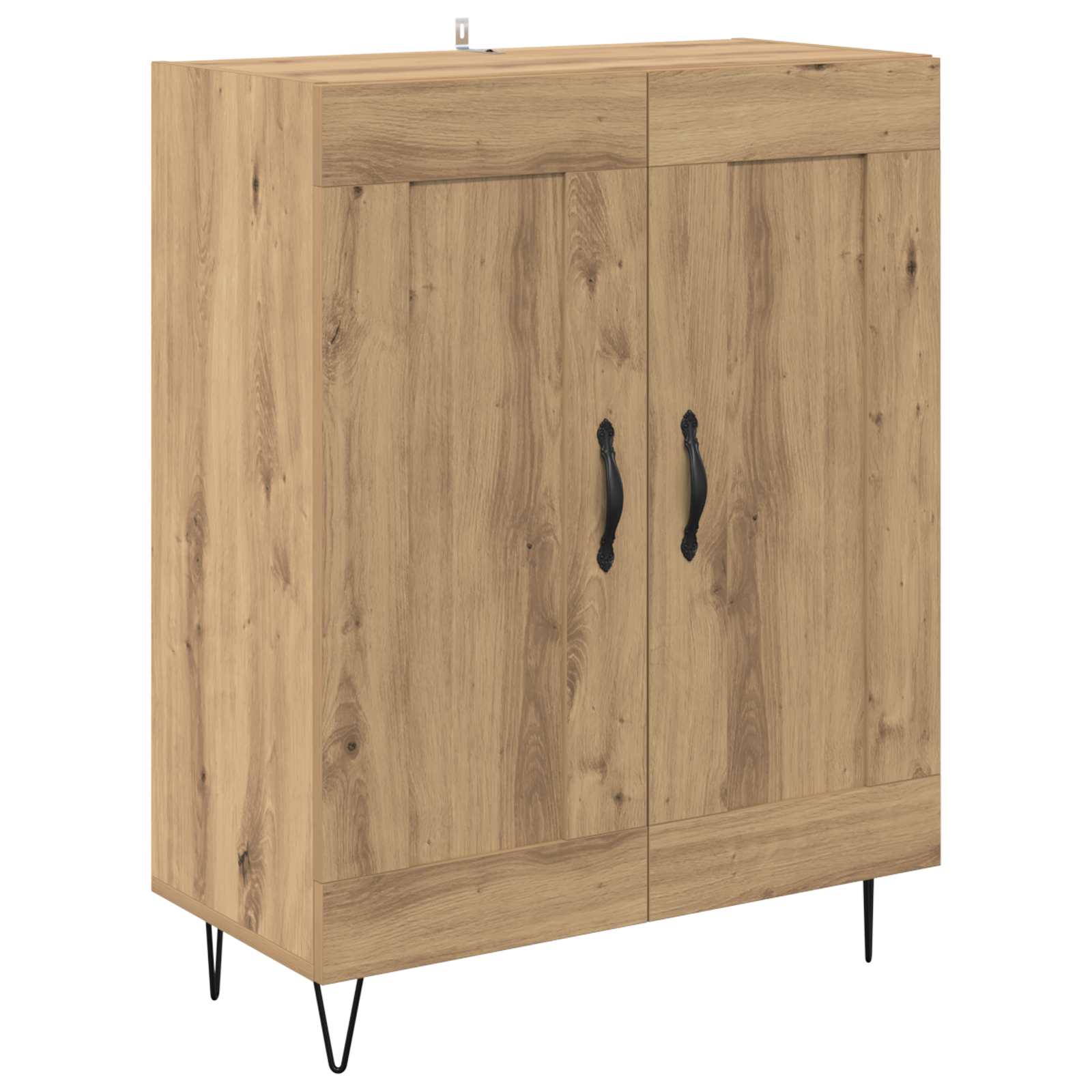 Bufet Stejar Artizanal 69,5 x 32,5 x 180 cm Lemn compozit — imaginea 6