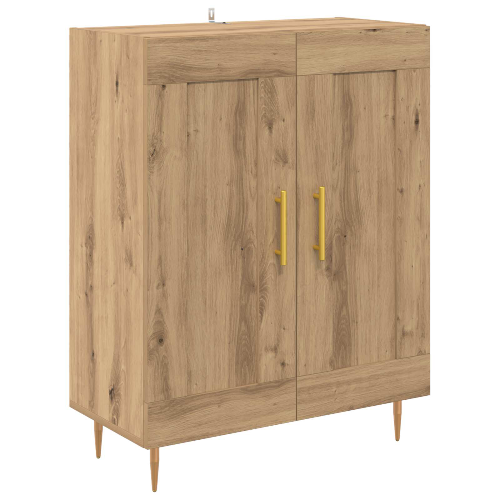 Bufet Stejar Artizanal 69,5 x 32,5 x 180 cm Lemn compozit — imaginea 6